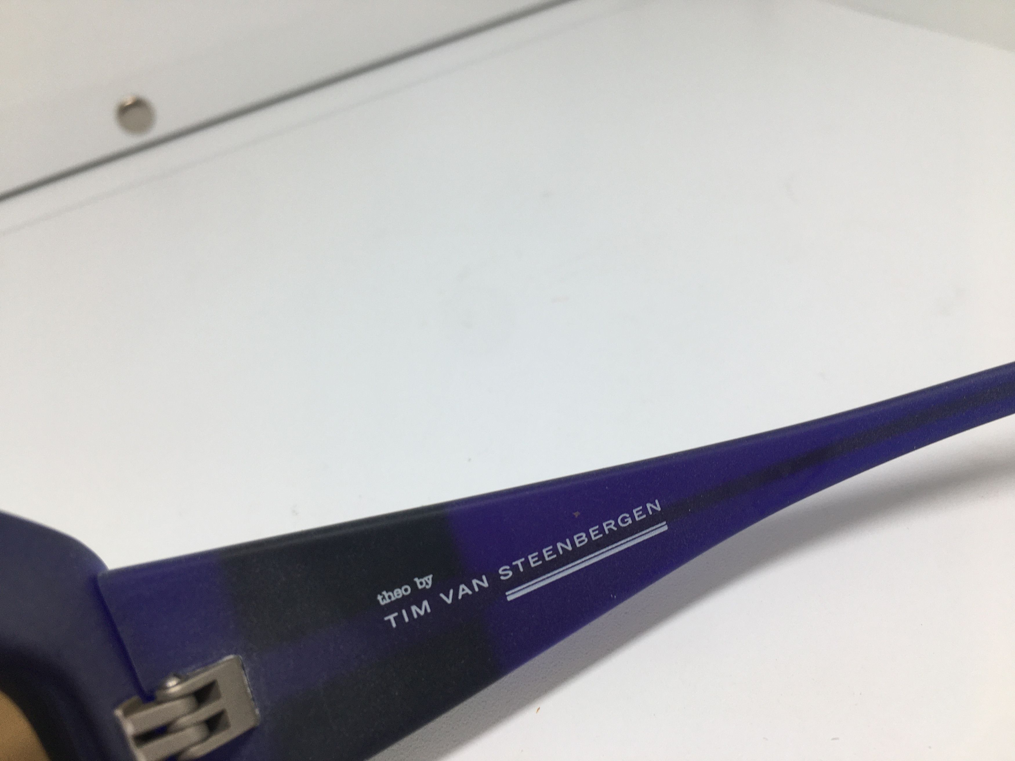 Other Theo Tim Van Steenbergen Purish Blue Cateye Sunglasses Size ONE SIZE - 4 Thumbnail