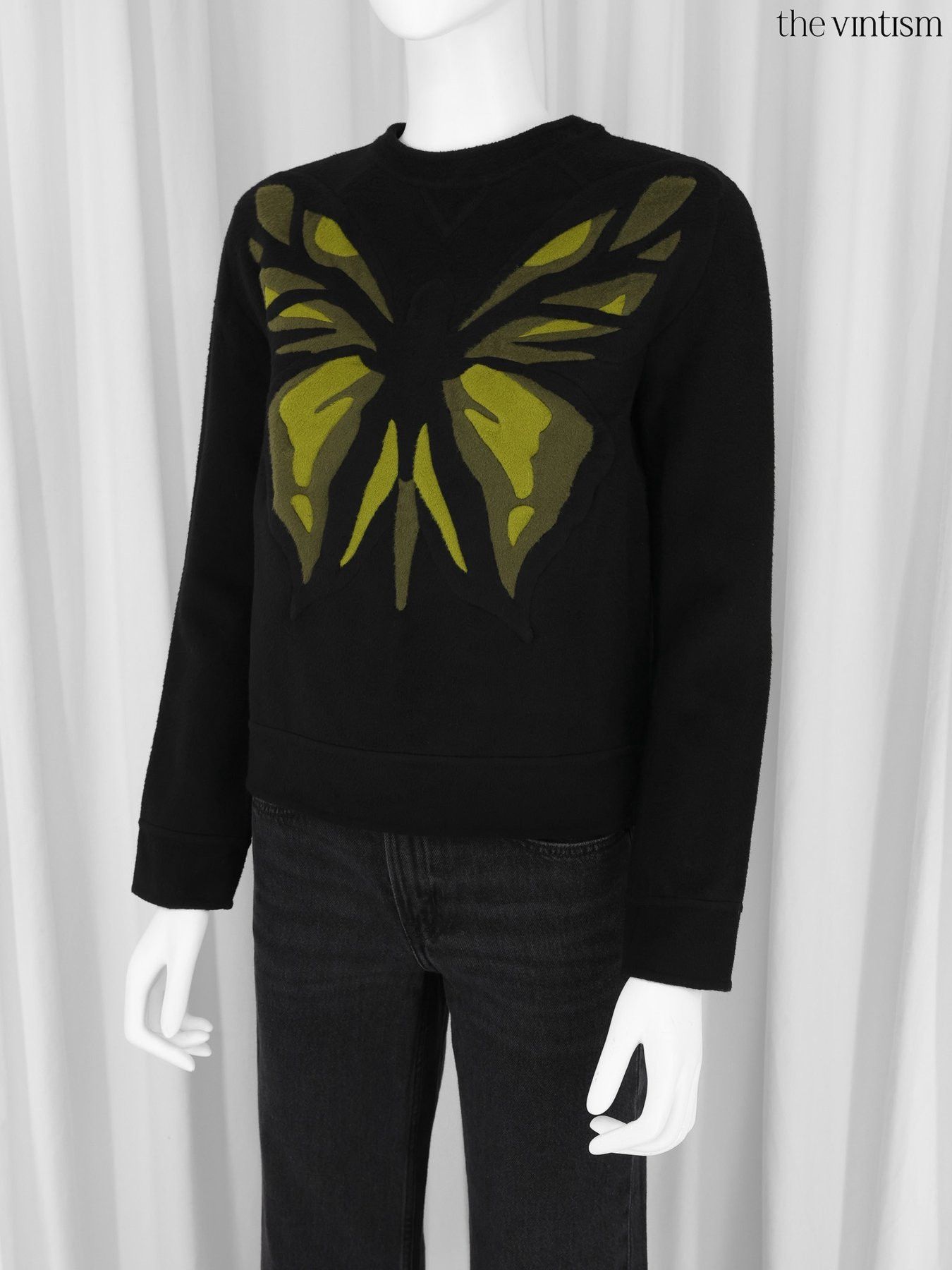 Valentino Valentino Black Virgin Wool & Cashmere Double-Faced Sweater Size S / US 4 / IT 40 - 1 Thumbnail