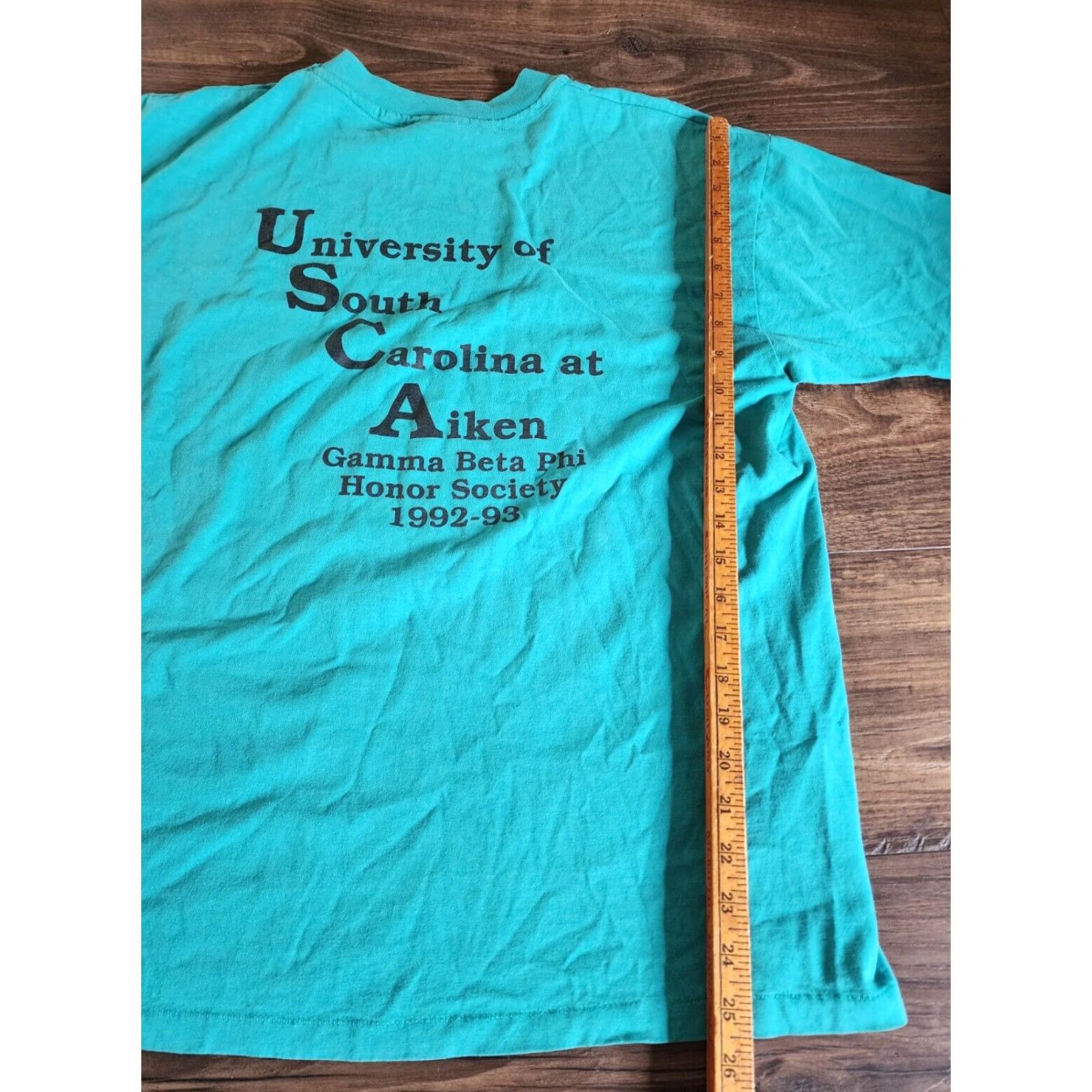Hanes VINTAGE Hanes Mens XL University South Carolina Aiken Graphic T Shirt Green 90s Size US XL / EU 56 / 4 - 4 Thumbnail