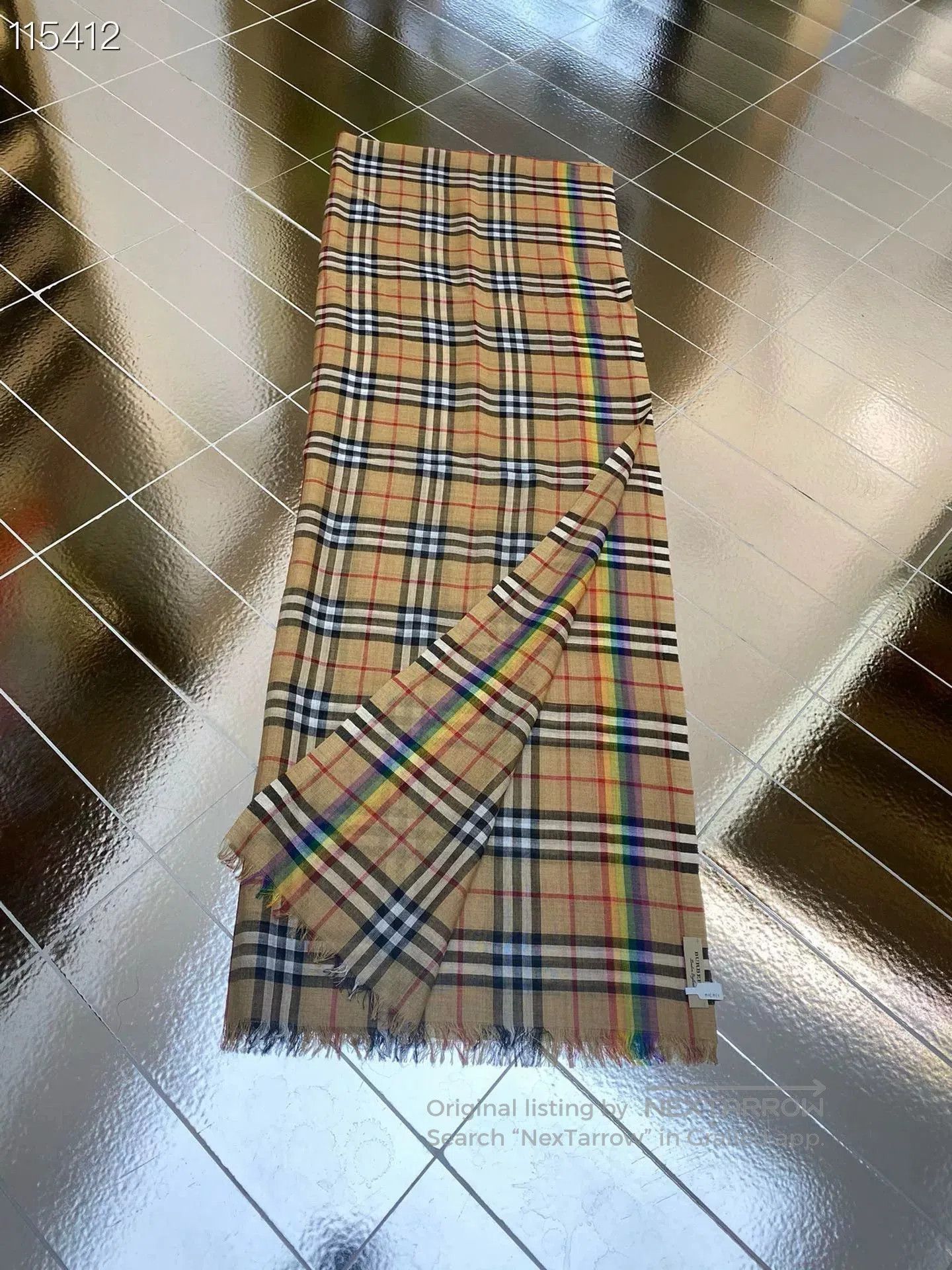 Burberry Burberry Rainbow Scarf 220×70. Size ONE SIZE - 3 Thumbnail