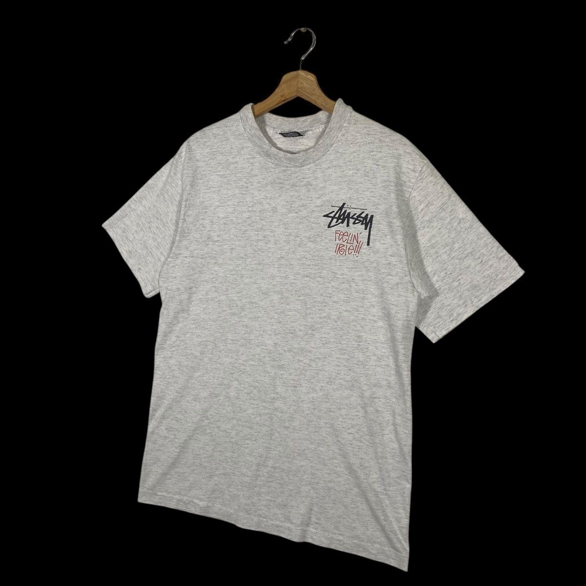 Stussy × Vintage Vintage 90s Stussy Rasta L Size Grey Colour Single Stitch Size US L / EU 52-54 / 3 - 3 Thumbnail