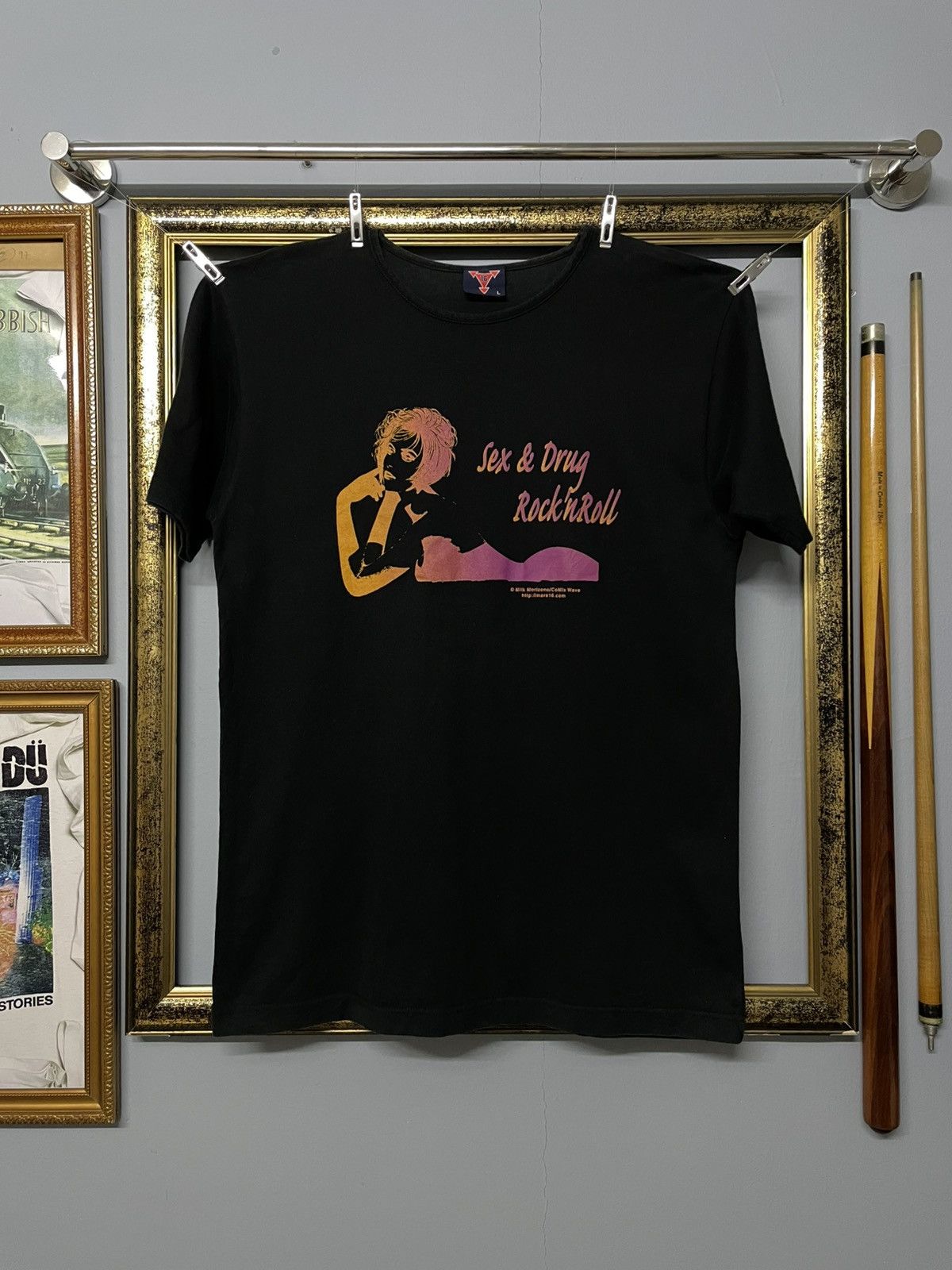 Hysteric Glamour Vintage 90s Japan Designer Mars 16 Sex & Drug RocknRoll Tee Size US S / EU 44-46 / 1 - 1 Thumbnail
