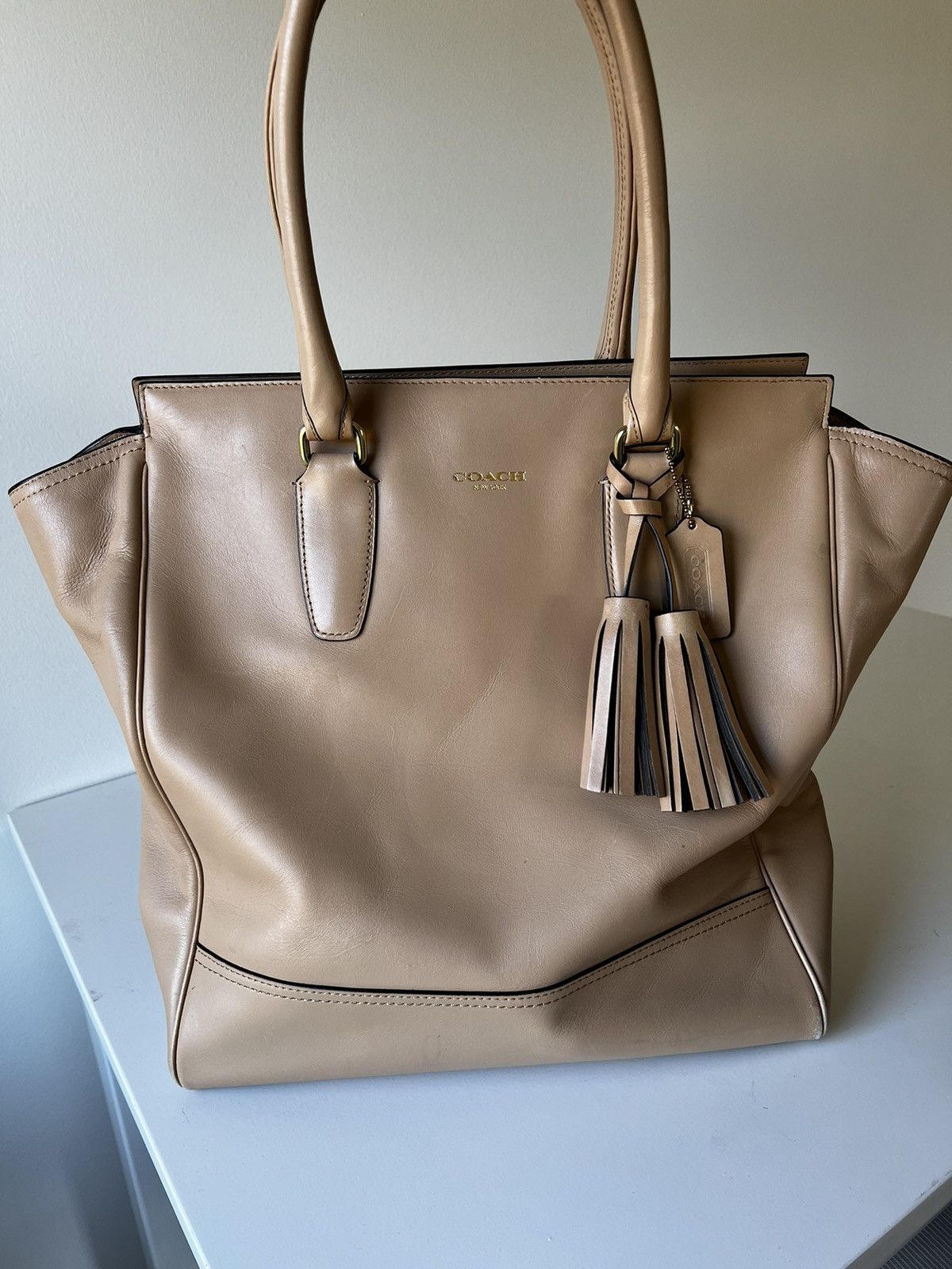 image of Coach Bag in Beige, Women's