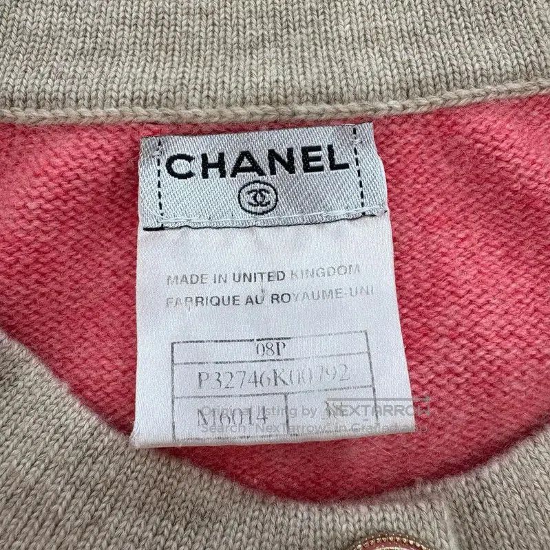 Chanel Chanel Pink Cashmere Long Sleeve Cardigan . Size M / US 6-8 / IT 42-44 - 5 Thumbnail