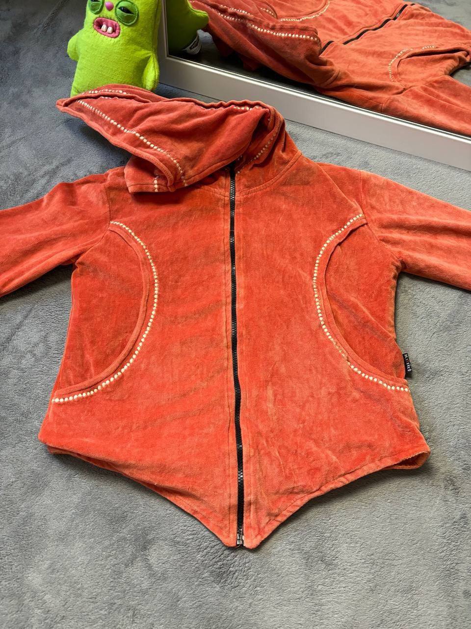 Japanese Brand × Vintage Avant-Garde Elf Patchwork Zip-Up Hoodie Japan Style Y2k Size US M / EU 48-50 / 2 - 2 Thumbnail