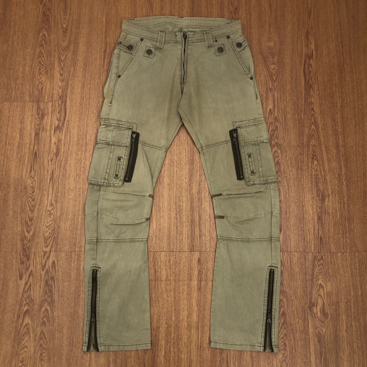 PPFM cargo zipper pants