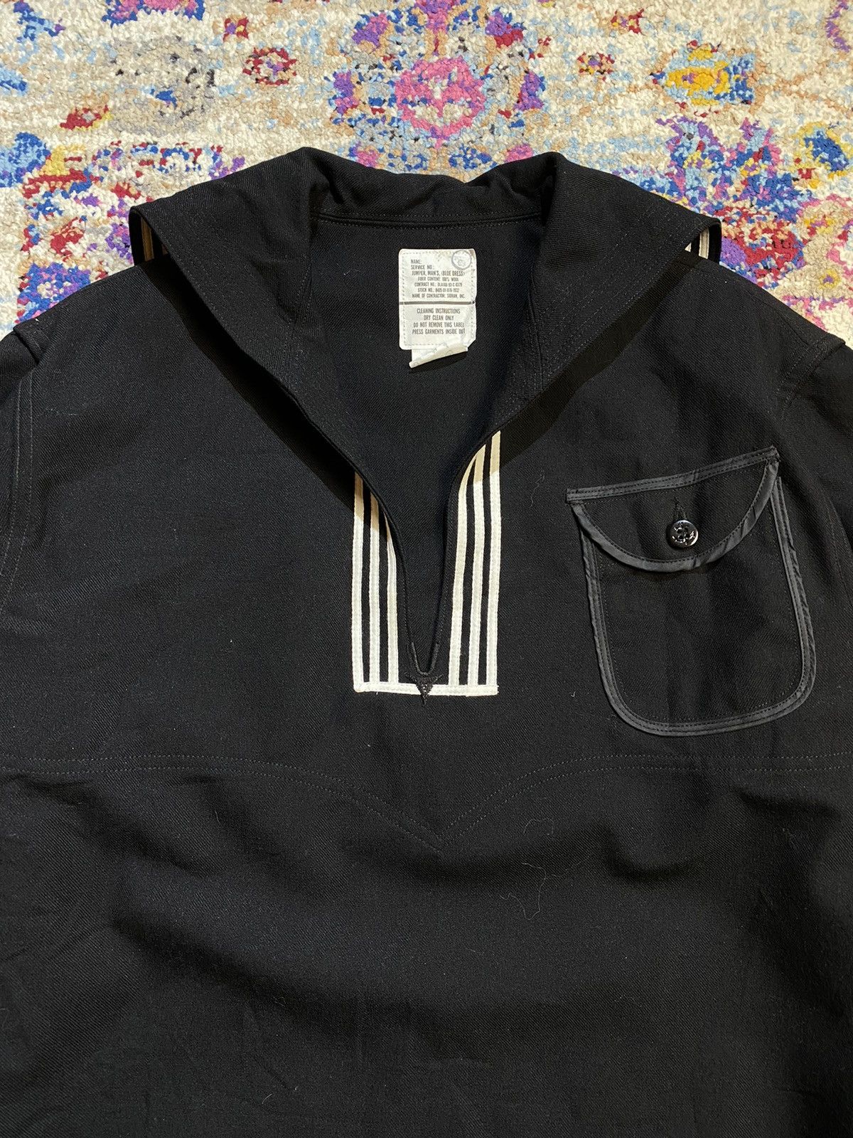 Other 90s Sailor Wool Jumper Sidran inc Western Size US L / EU 52-54 / 3 - 7 Thumbnail