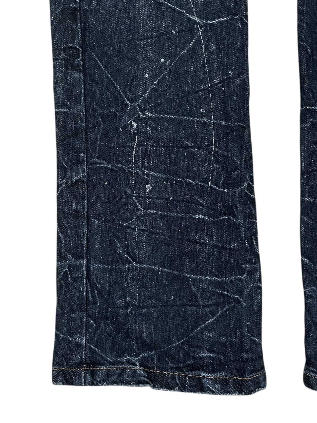 Japanese Brand × Le Grande Bleu (L.G.B.) Vintage Japanese Brand Nylaus Double Waist Jeans 2000s Size US 29 - 3 Thumbnail