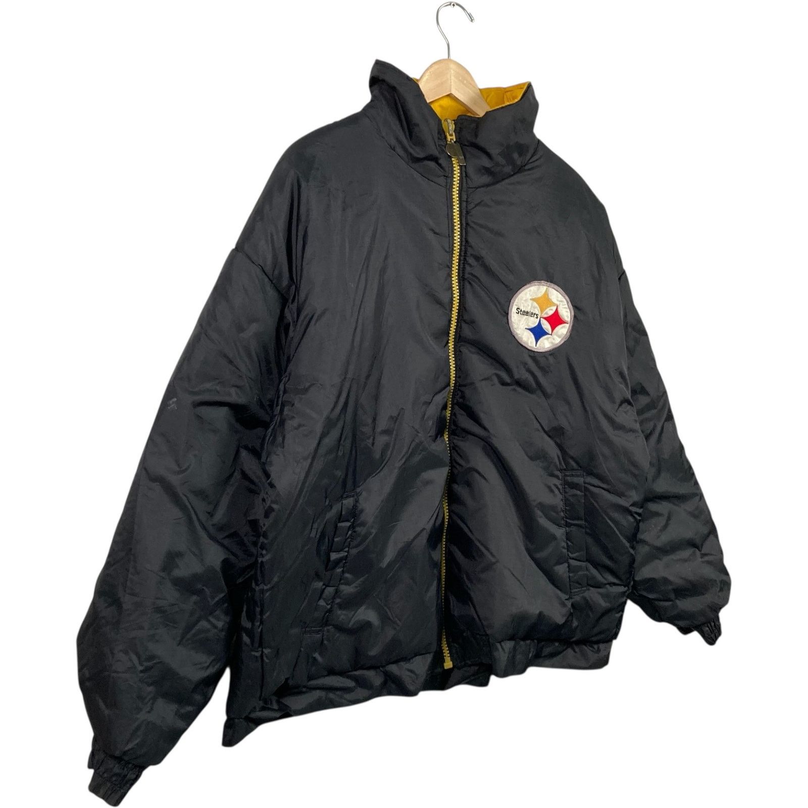 Pro Player Vintage Pittsburgh Steelers Reversible NFL Puffer Jacket L Size US L / EU 52-54 / 3 - 4 Thumbnail