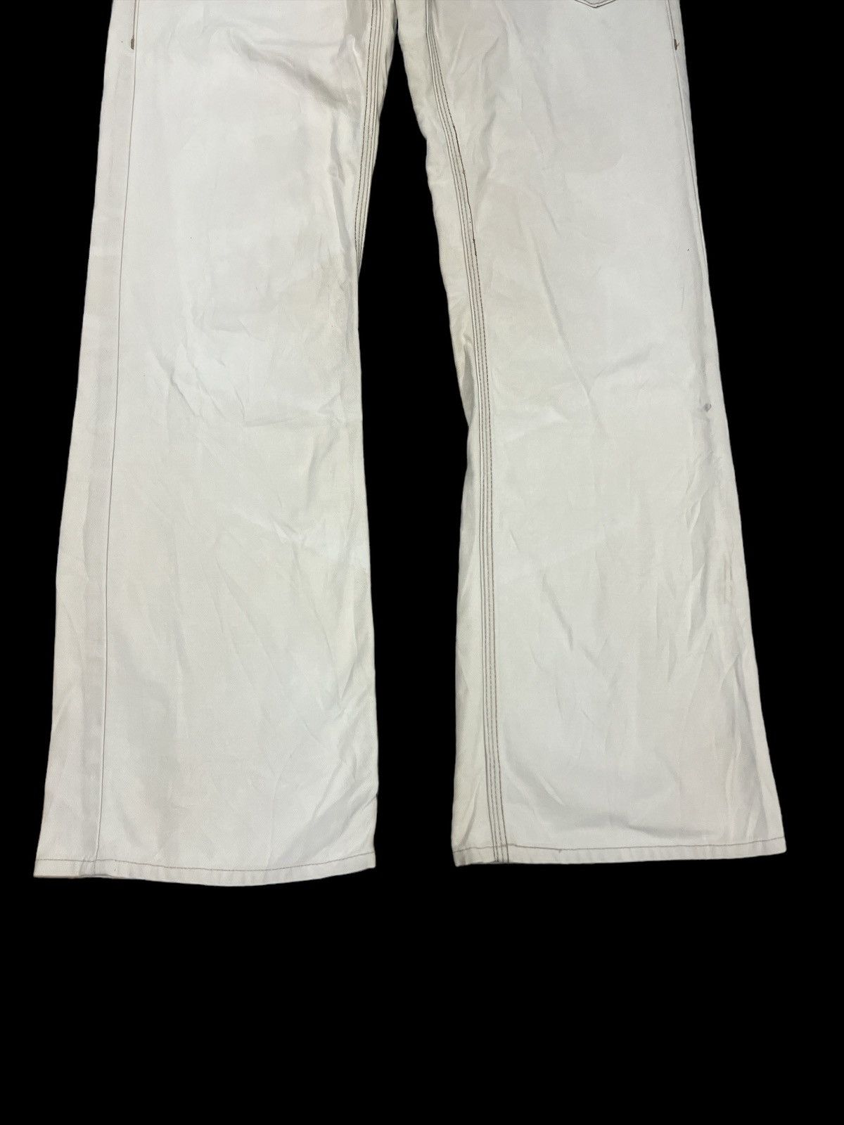 Japanese Brand × Vintage FLARED🔥NICOLE CLUB DISTRESSED DENIM PANT Size US 30 / EU 46 - 4 Thumbnail