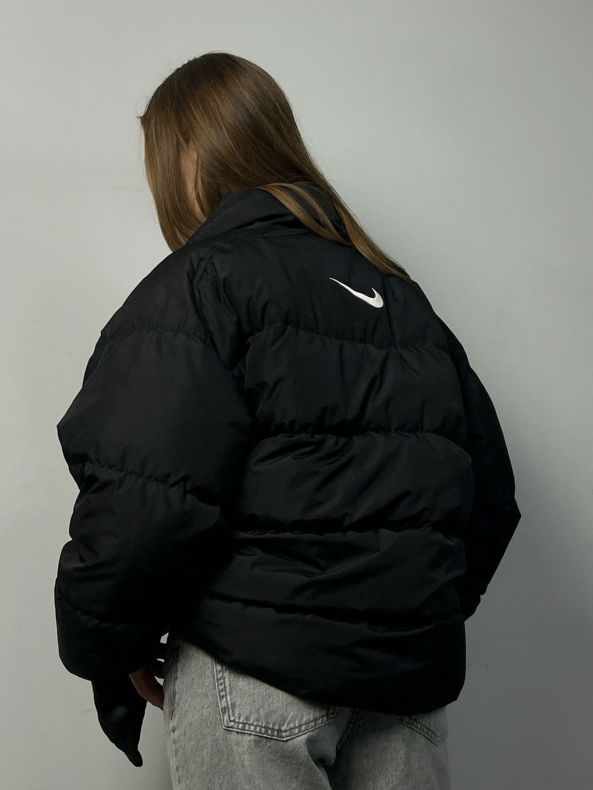 Nike Vintage puffer nike swoosh down jacket 00s Size M / US 6-8 / IT 42-44 - 13 Thumbnail