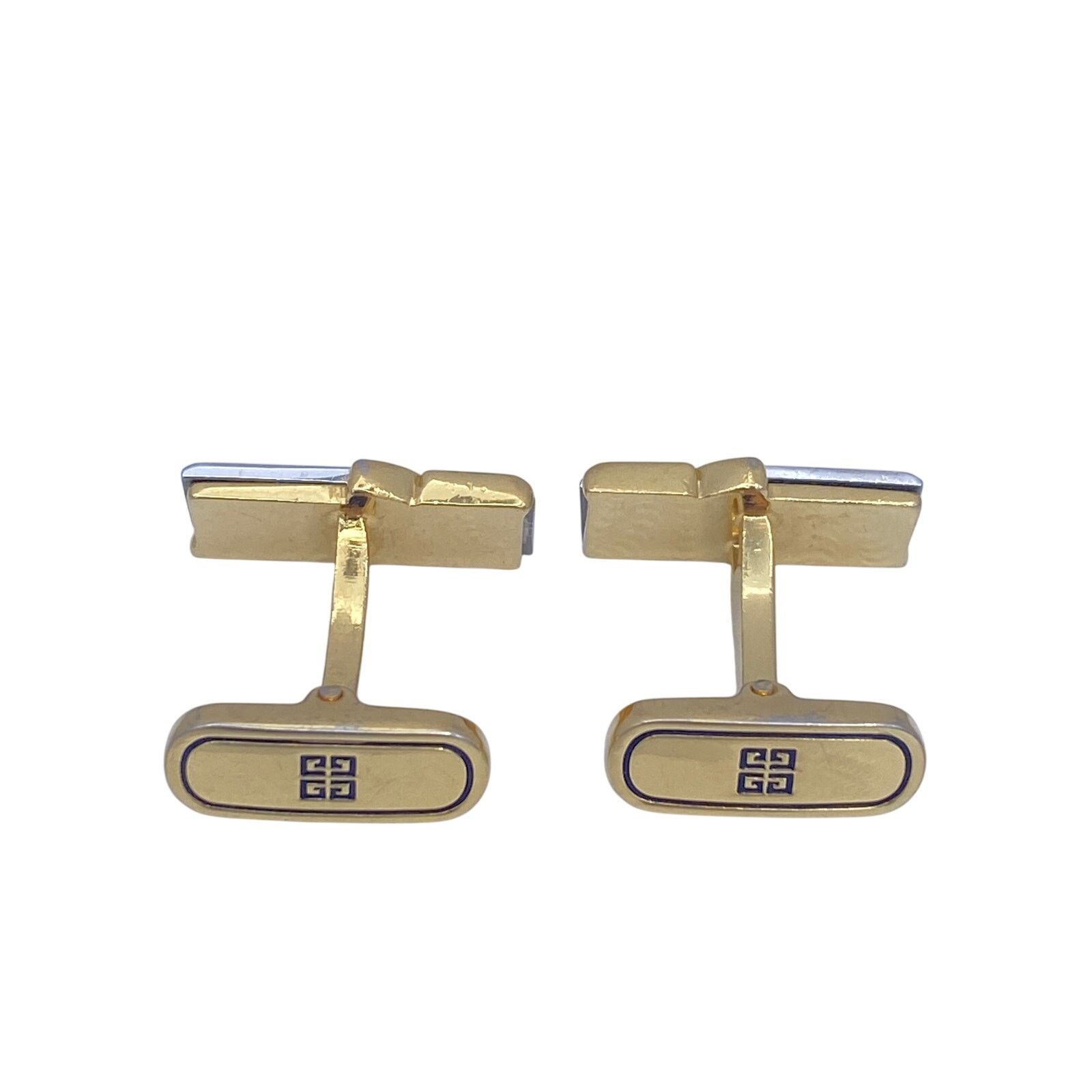 Dior Givenchy Authentic Gold-Tone and Silver-Tone Cufflinks Size 26 - 3 Thumbnail