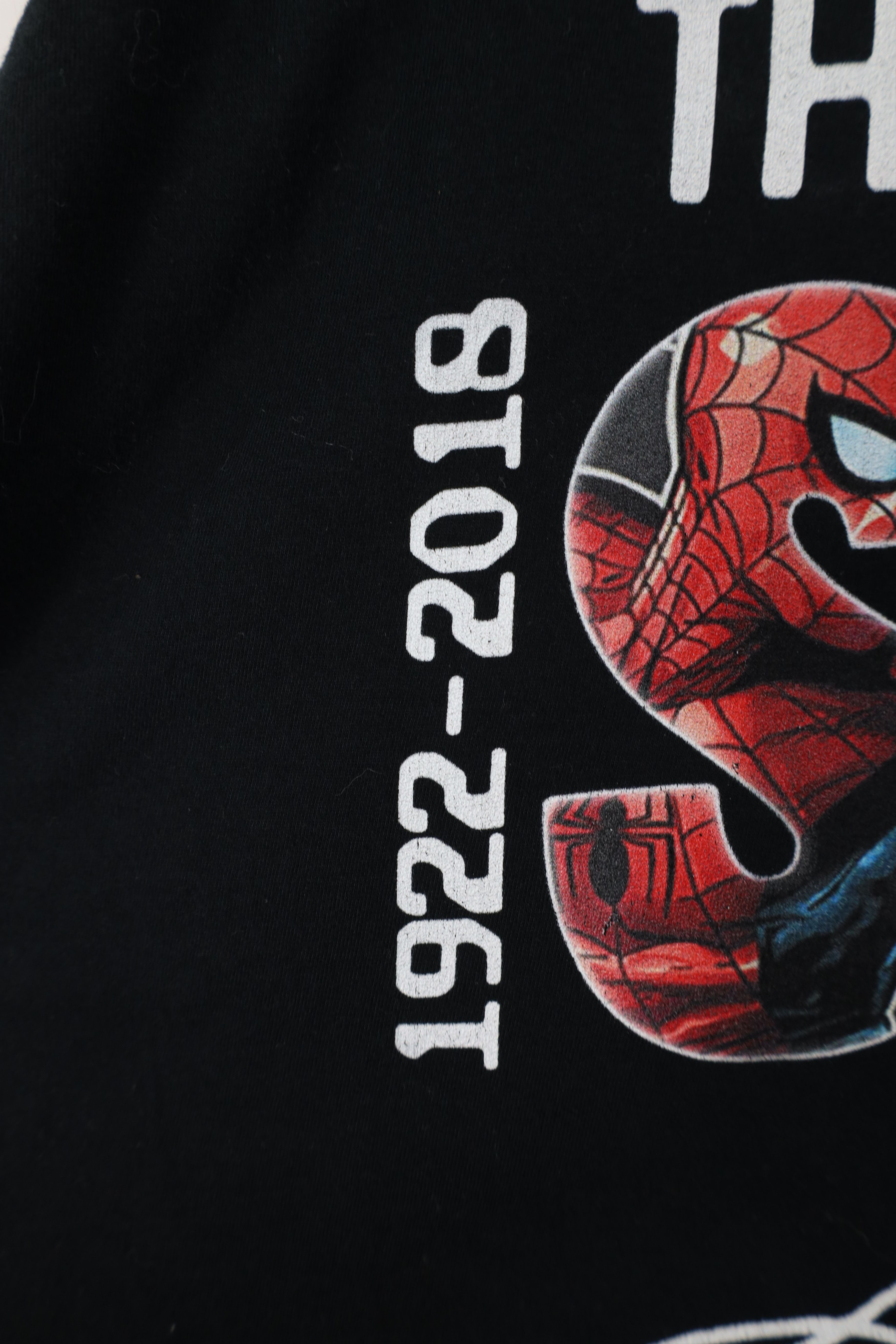 Vintage Y2K Marvel Comics Super Heroes Stan Lee T-Shirt Black Size US XXL / EU 58 / 5 - 6 Thumbnail