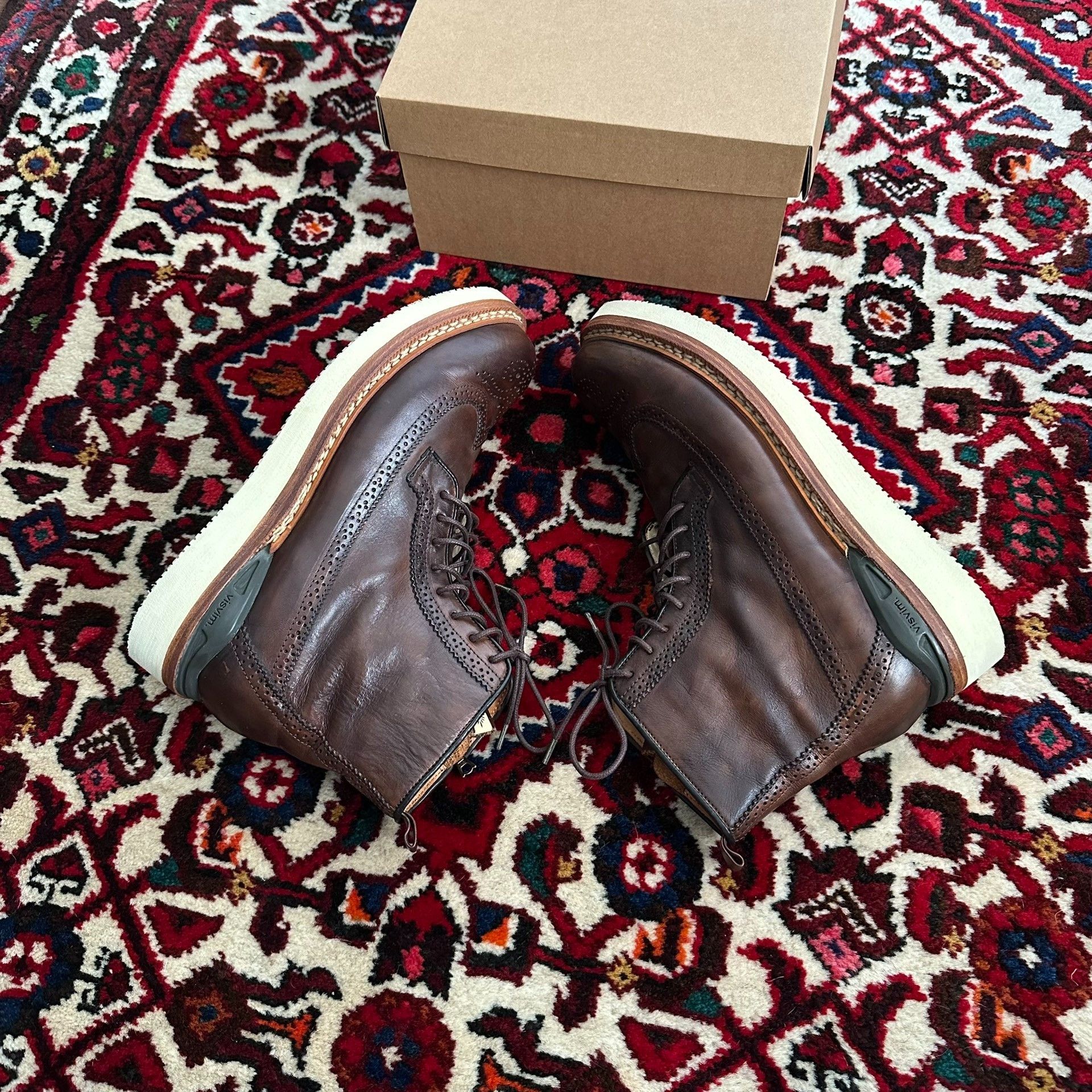 Visvim visvim 12AW PATRICIAN DK.BROWN Brogue Boots Size US 10 / EU 43 - 6 Thumbnail