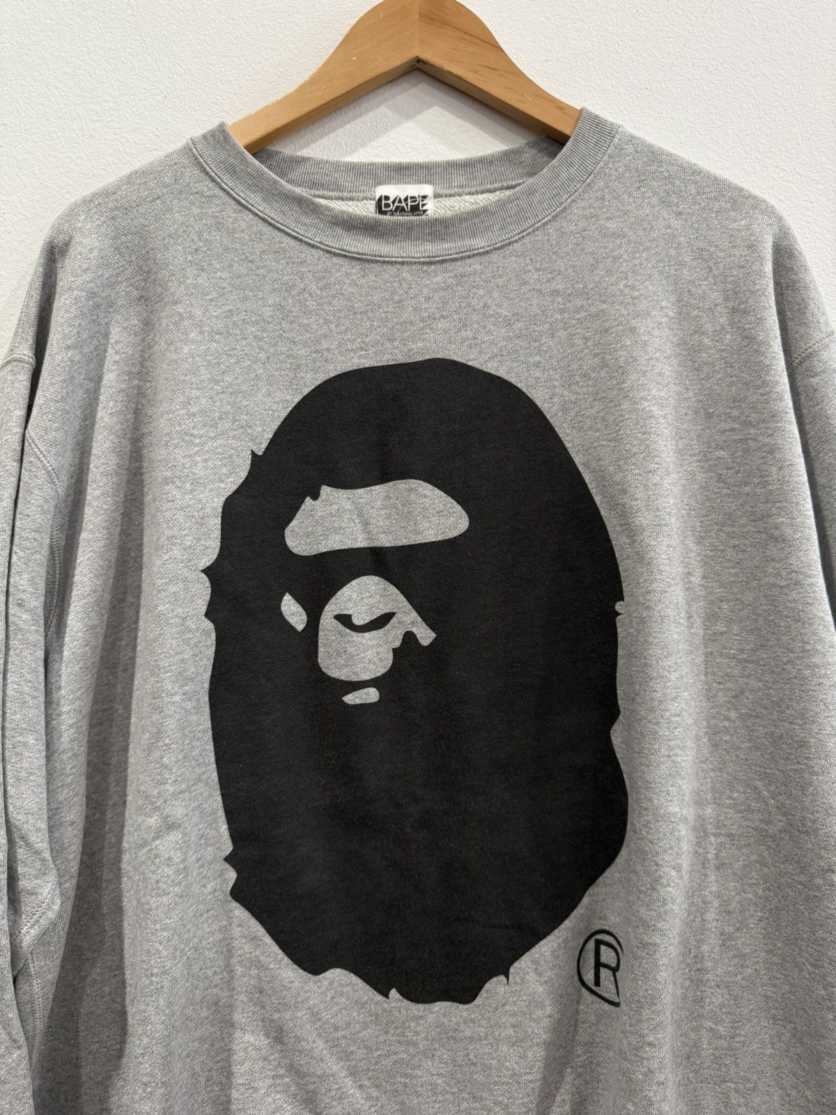 Bape Giant Ape Head Sweatshirt Size US XL / EU 56 / 4 - 1 Thumbnail