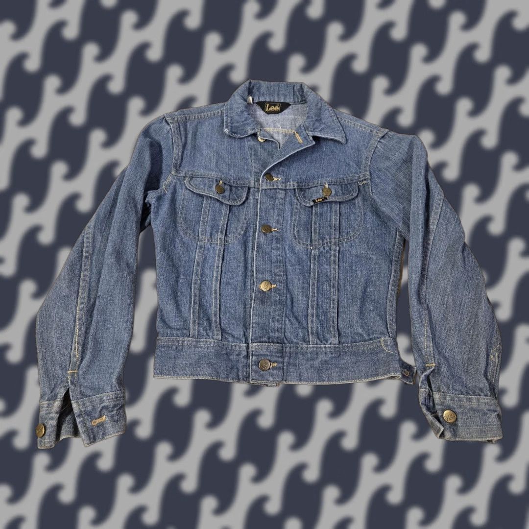 Lee VINTAGE Lee Jacket Womens Small Blue Denim Trucker Made USA Button Western 90s Size M / US 6-8 / IT 42-44 - 1 Thumbnail