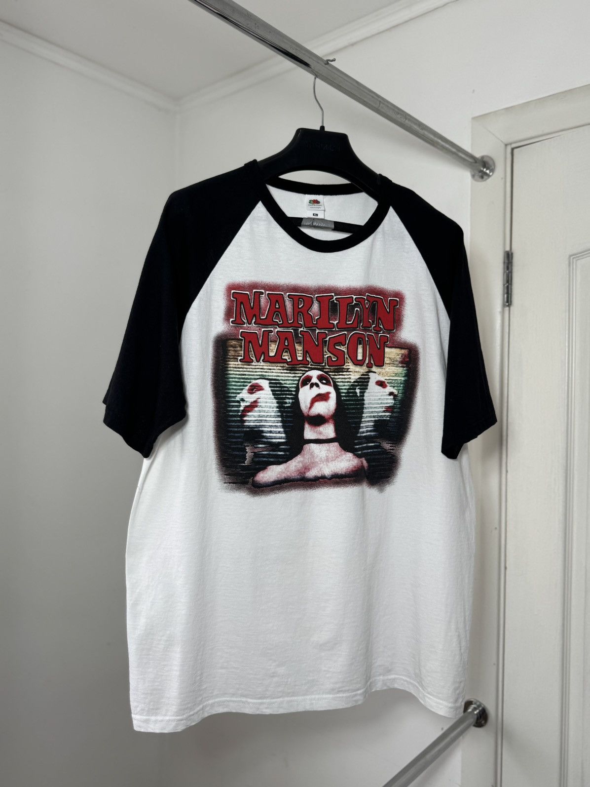 Marilyn Manson Vintage Marilyn Manson Sweat Dreams Printed Band Tee Size US XL / EU 56 / 4 - 2 Thumbnail