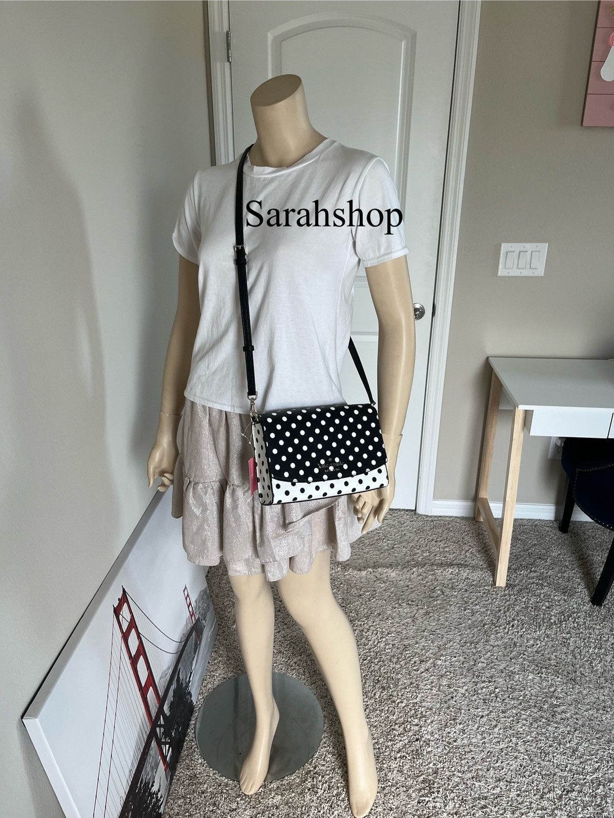Kate Spade Kate Spade Carson Dot Dot Dot Convertible Crossbody Size ONE SIZE - 9 Thumbnail