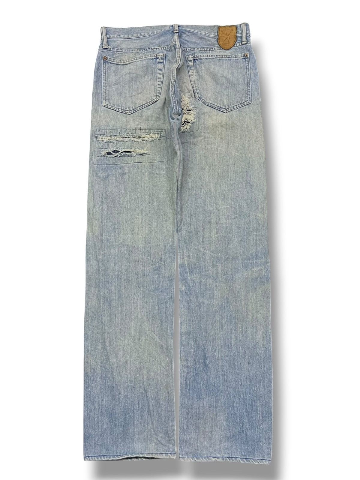 Paul Smith Red Ear Vintage 00s Paul Smith Red Ear Selvedge Denim Japan Size US 31 - 3 Thumbnail