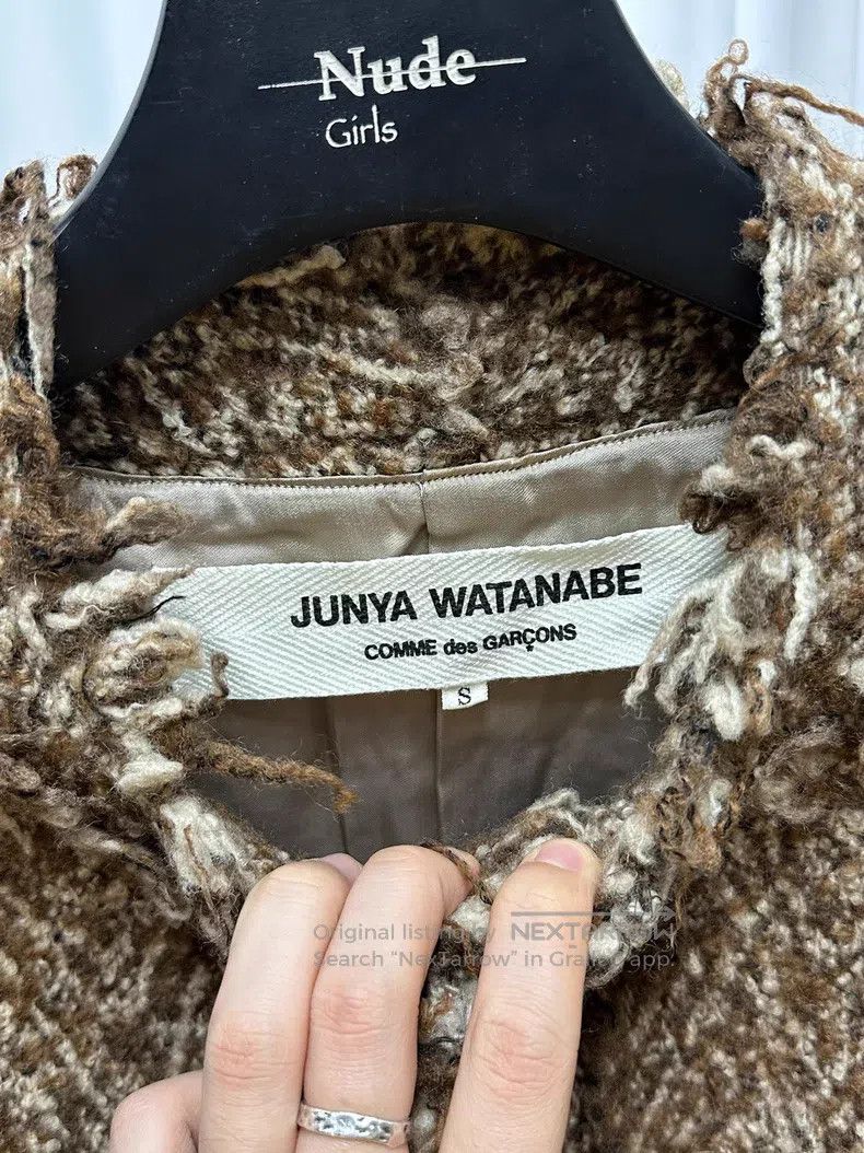 Junya Watanabe Junya Watanabe Coarse Tweed Coat Size S / US 4 / IT 40 - 6 Thumbnail