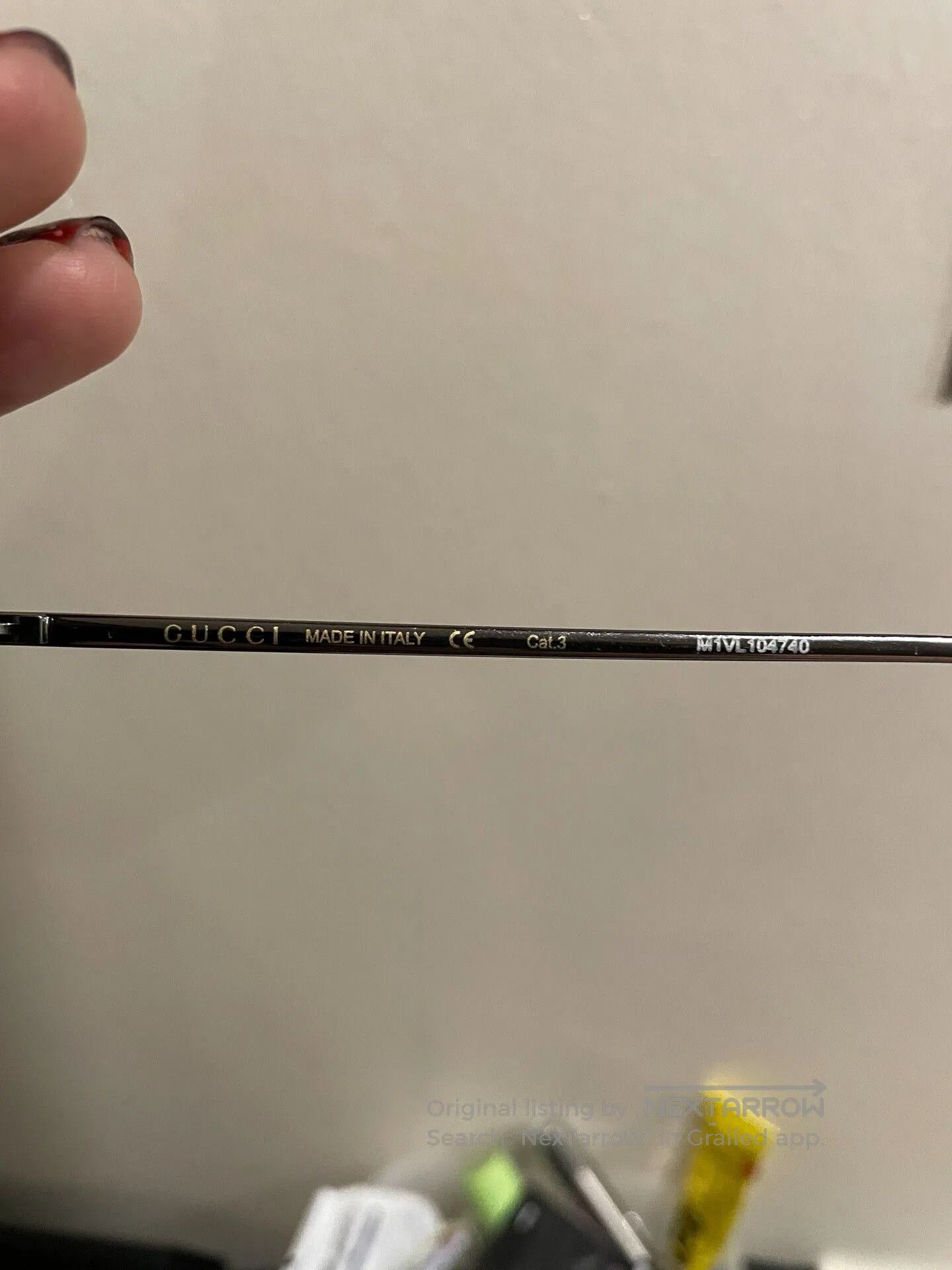 Gucci Gucci Cat 3 Retro Sunglasses. Size ONE SIZE - 4 Thumbnail