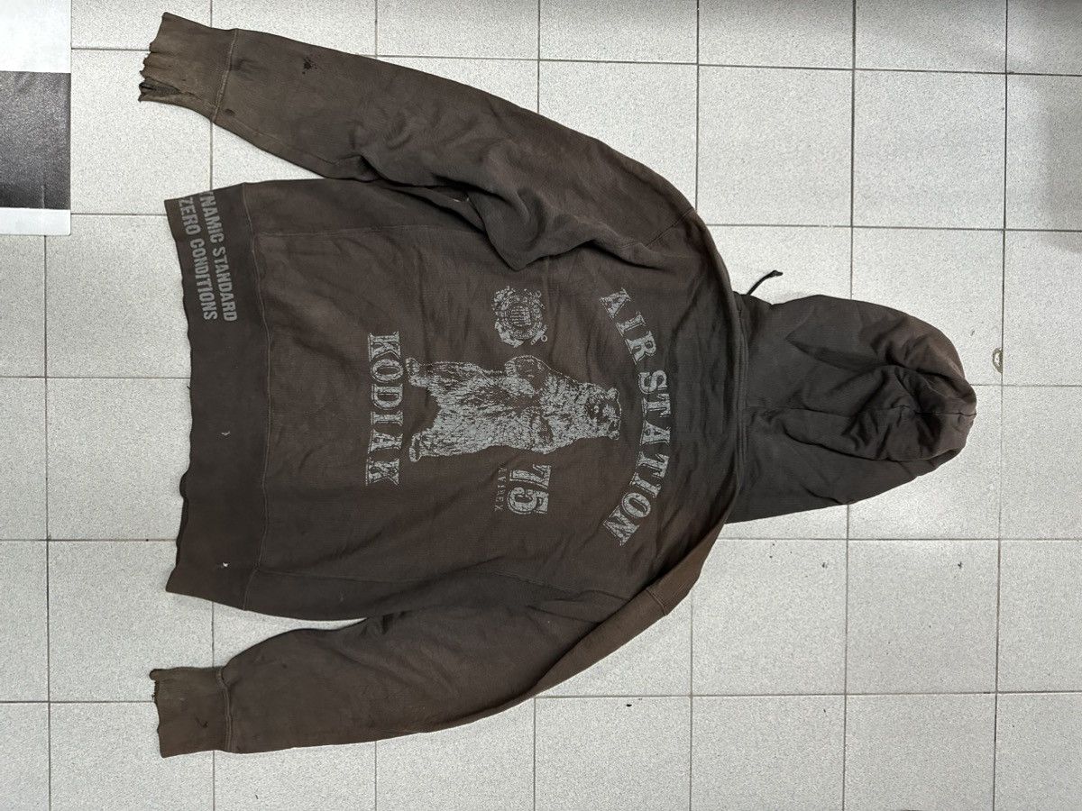 Avirex VTG Faded Avirex Balenciaga Toasted Style Hoodie Size US XL / EU 56 / 4 - 9 Thumbnail