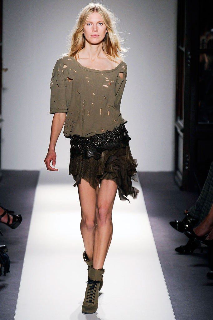 Balmain SS10 Distressed Thermal Bullet Tee - Christophe Decarnin Size US XL / EU 56 / 4 - 6 Thumbnail