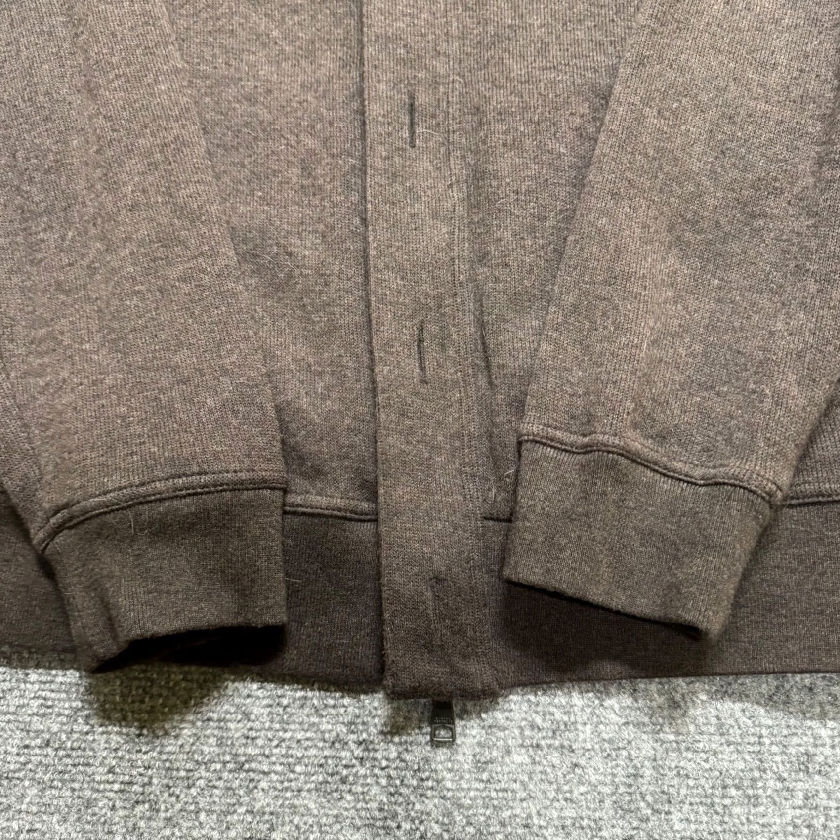 Banana Republic VINTAGE Banana Republic Mens Sweatshirt Sweater Full Zip With Buttons Collar Brown L Adult Mens Regular Size Large Brown Knit Full Zip Knit Sweater Size US L / EU 52-54 / 3 - 5 Thumbnail
