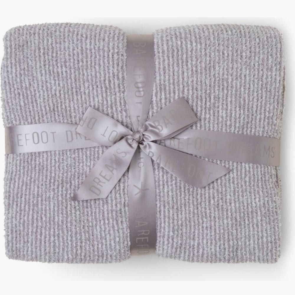 Other NWT Barefoot Dreams CozyChic Microstripe Blanket Size ONE SIZE - 1 Thumbnail