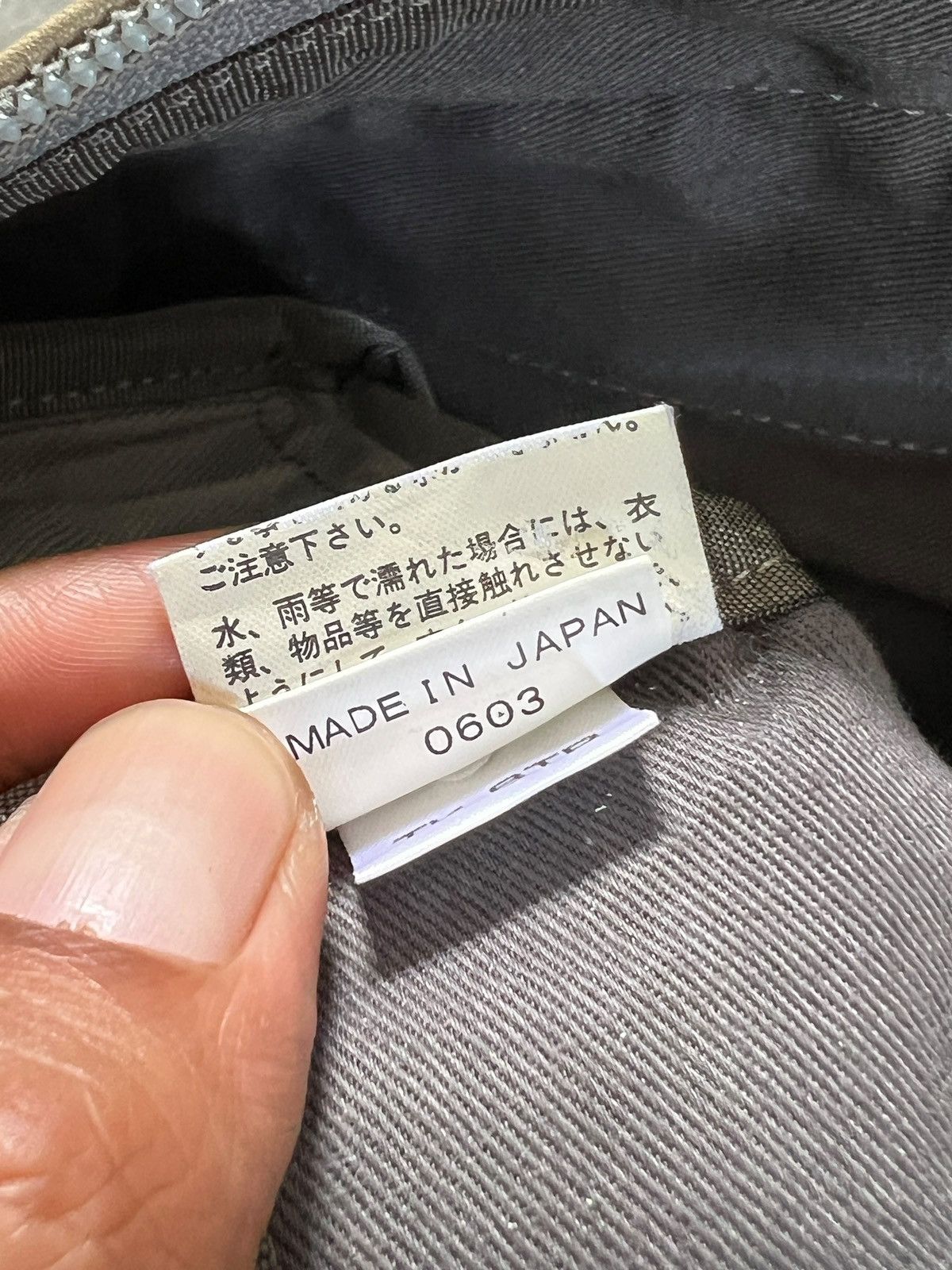 Yohji Yamamoto Yohji Yamamoto Y’SACCS Leather + Canvas Sling Bag Size ONE SIZE - 16 Thumbnail