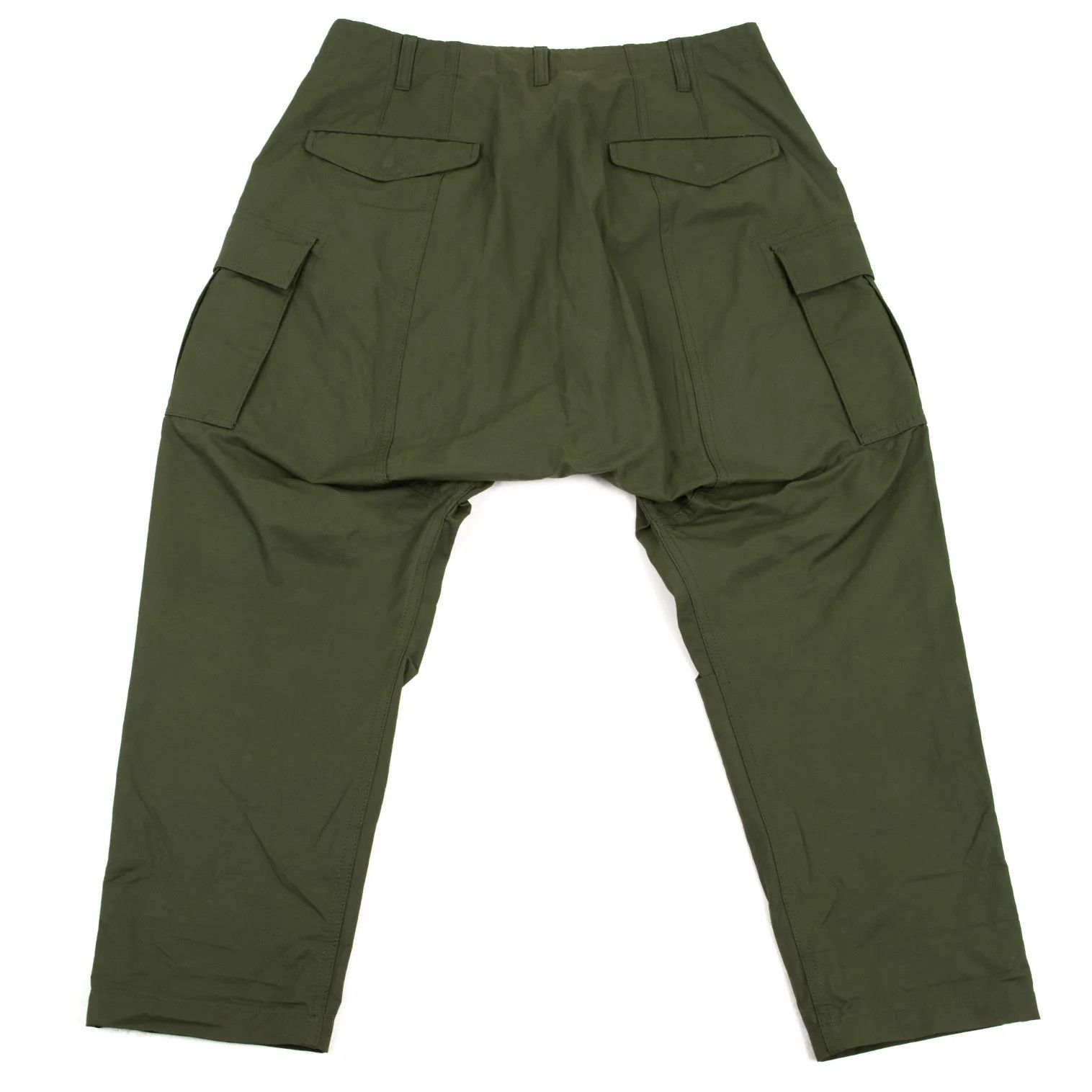 Junya Watanabe Cotton Nylon Cargo Sarouel Pants in Khaki M Size US 38 / EU 54 - 12 Thumbnail