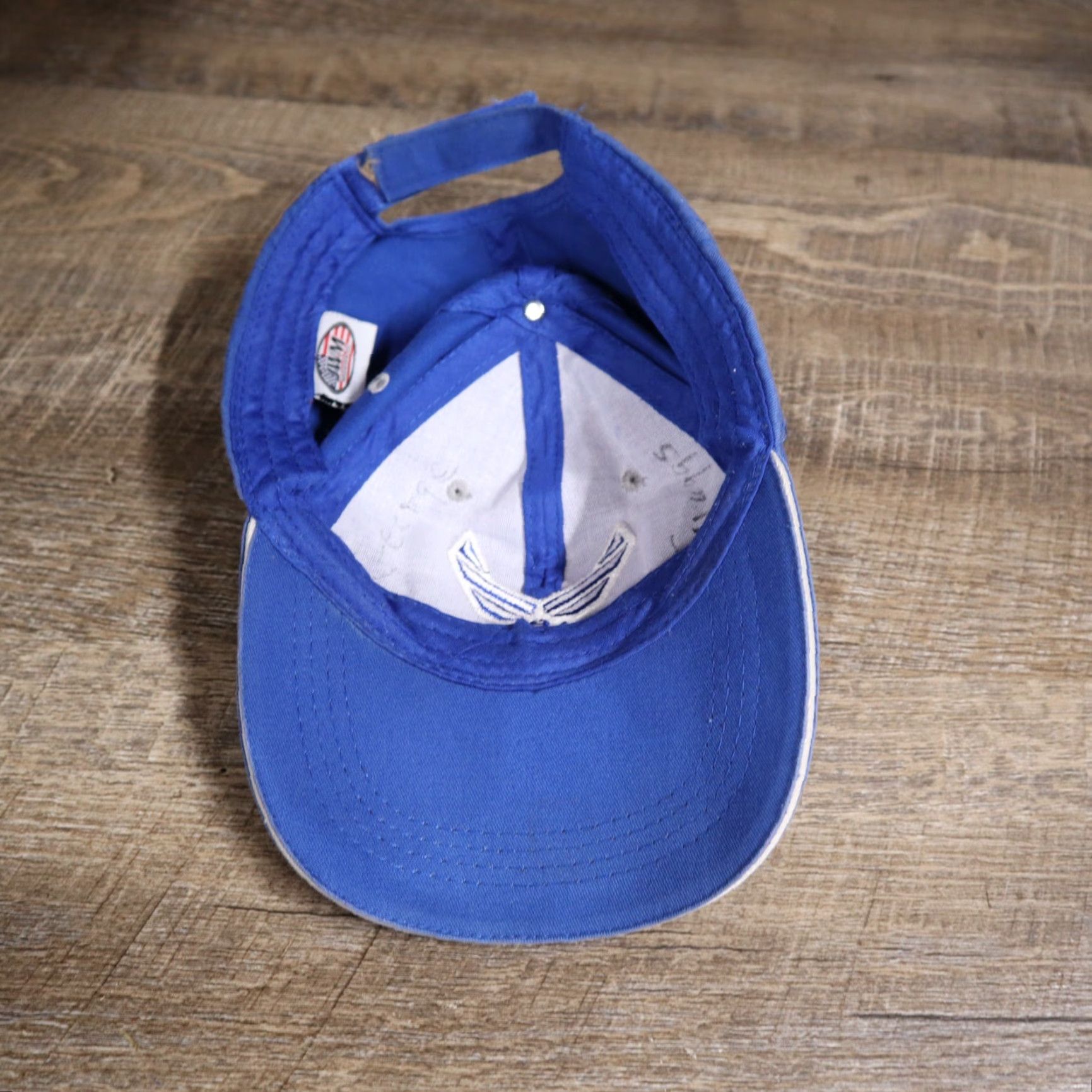 Vintage VINTAGE U.S. Air Force Baseball Cap Adult Adjustable Blue Cap Mens Cap Size ONE SIZE - 6 Thumbnail