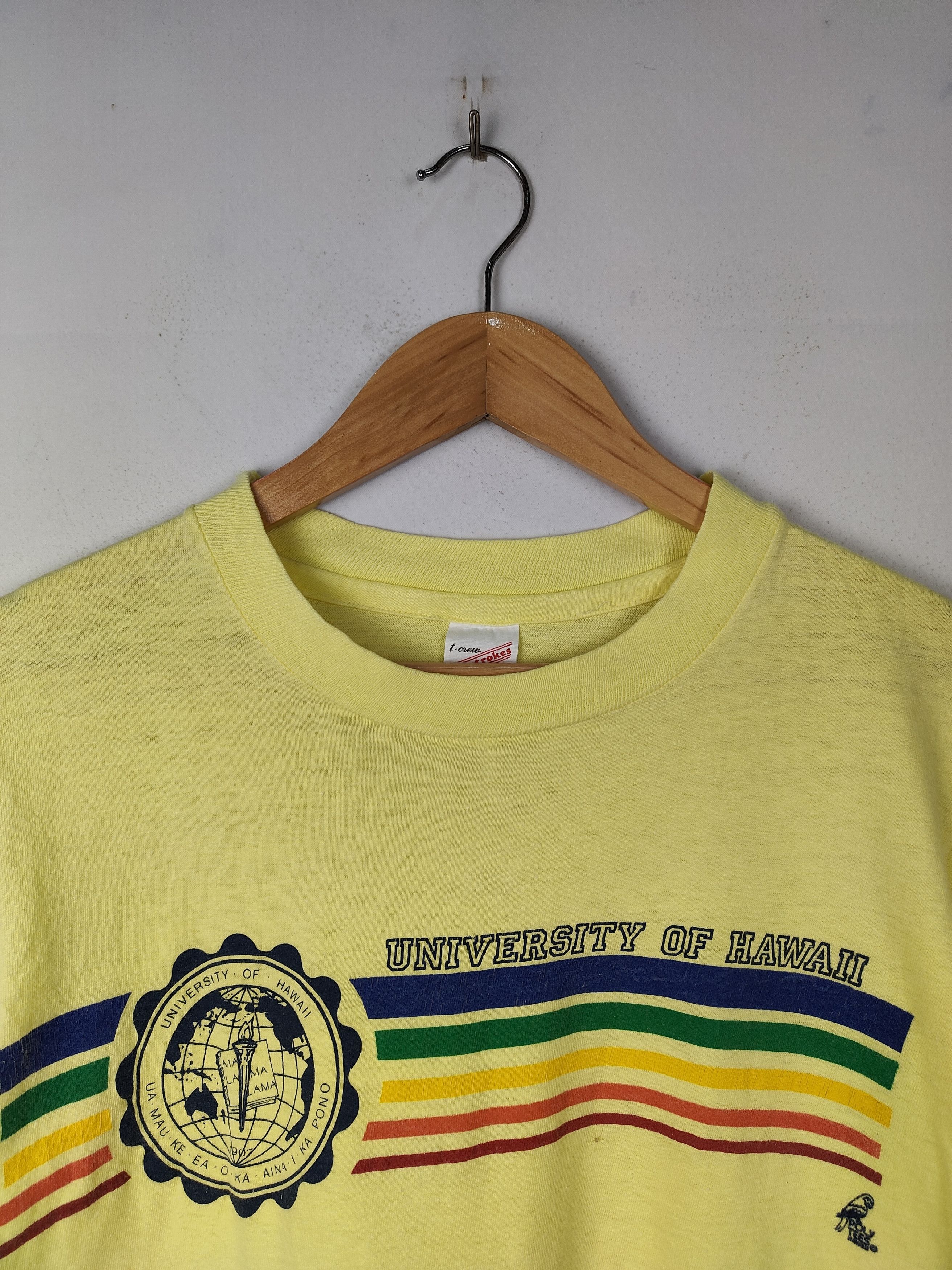 Vintage Vintage Polytees University of Hawaii Shirt Size US S / EU 44-46 / 1 - 2 Thumbnail