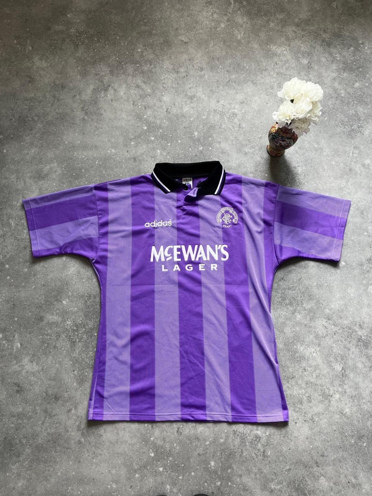 Adidas × Vintage Vintage Adidas Glasgow Rangers Football Club Third 96/97 Size US XL / EU 56 / 4 - 1 Thumbnail