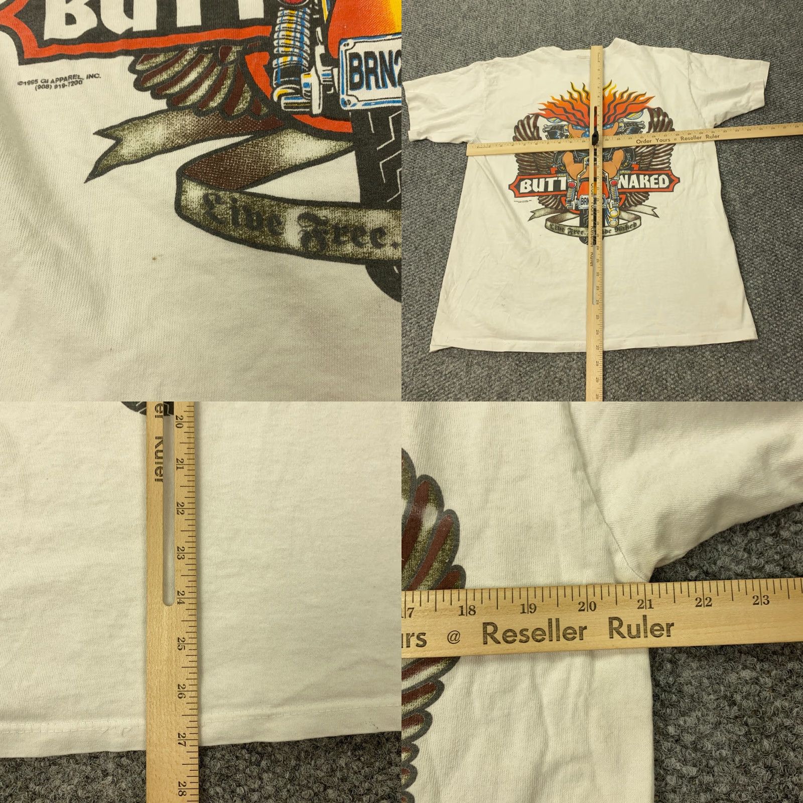 Harley Davidson VINTAGE Butt Naked Biker Troll Shirt Mens Large White Harley-Davidson T-Shirt Crew Neck Short Sleeve Cotton Jersey Logo 90s USA Mens" Size US L / EU 52-54 / 3 - 10 Thumbnail