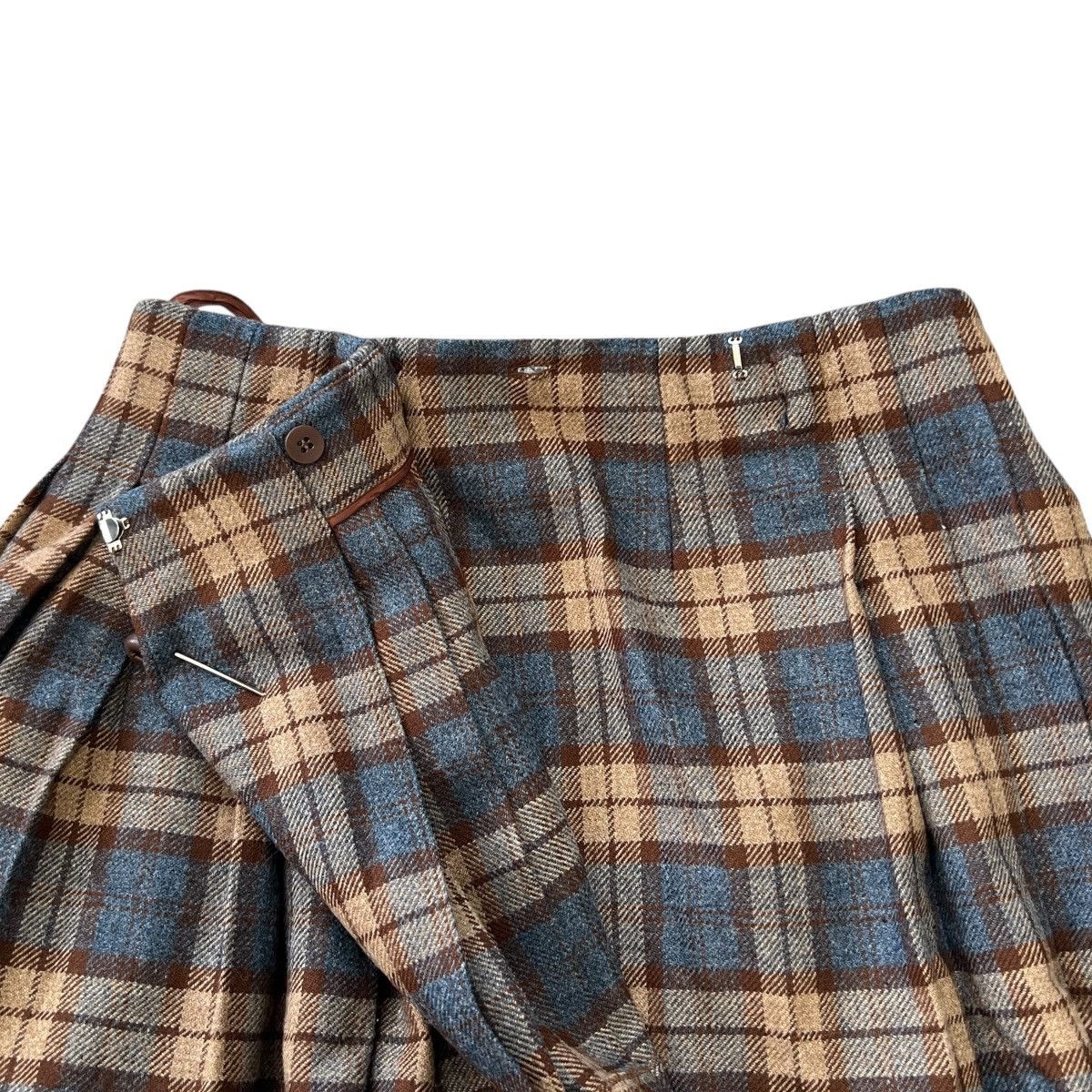 Prada PRADA RAF SIMONS 2024AW Check Wool Twill Shirt & Skirt Setup Size S / US 4 / IT 40 - 17 Thumbnail