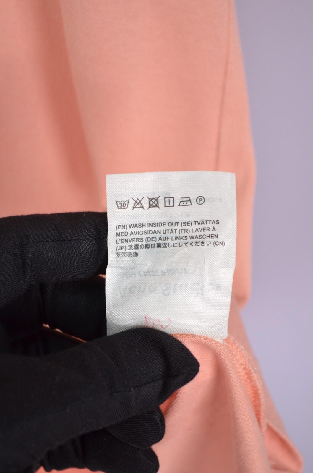Acne Studios Acne Studios Nash Face Logo Mens Size L Slim Fit Peach Size US L / EU 52-54 / 3 - 7 Thumbnail