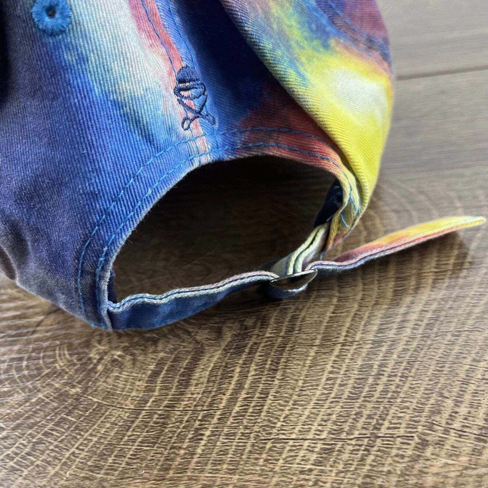 Other Tye Die Hat Tie Dye Adjustable Hat Blue Hat Adjustable Blue Size ONE SIZE - 11 Thumbnail