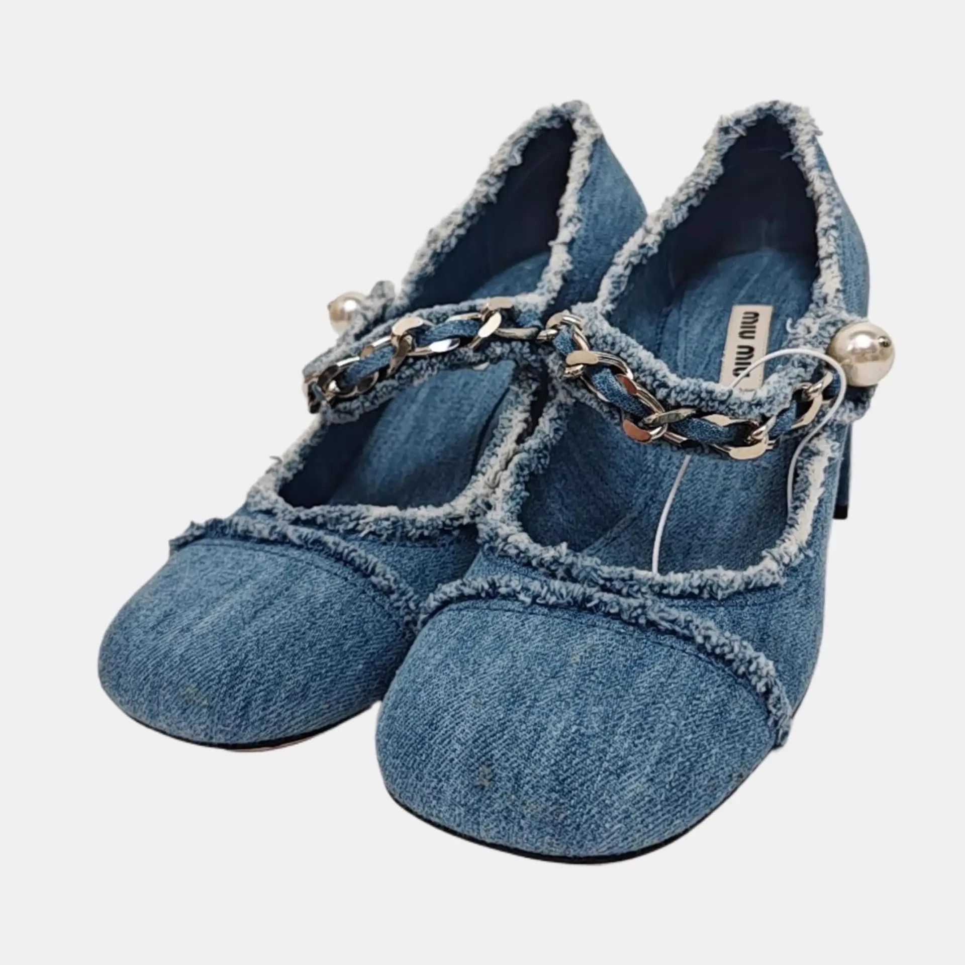Miu Miu Miu Miu 36 Heels with Box Size US 5.5 / IT 35.5 - 9 Thumbnail