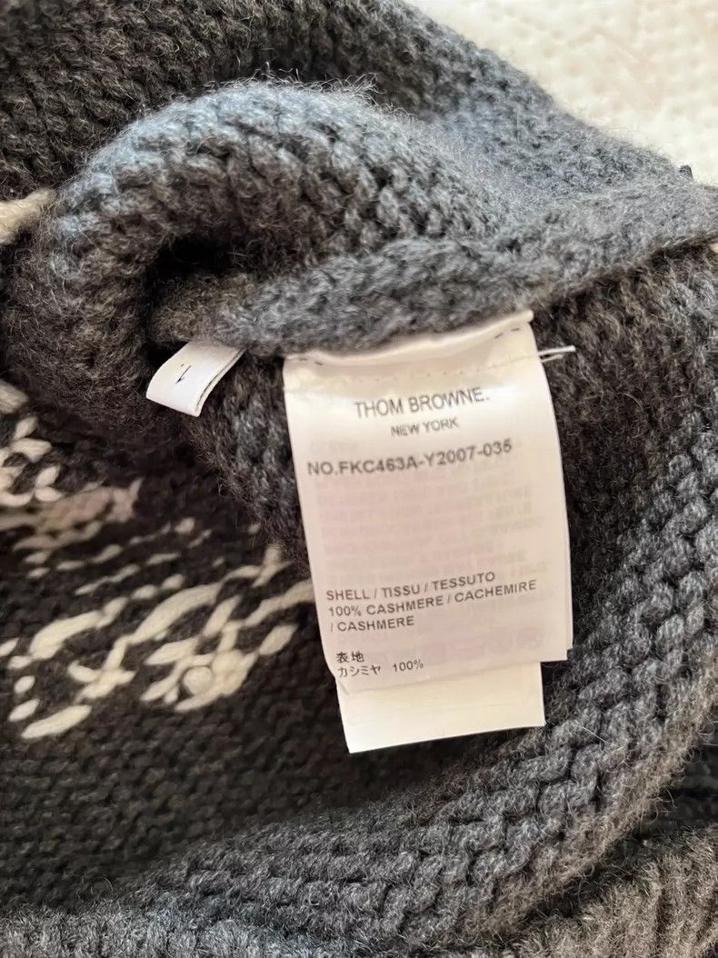 Thom Browne Thom Browne Cashmere round neck sweater Size S / US 4 / IT 40 - 6 Thumbnail