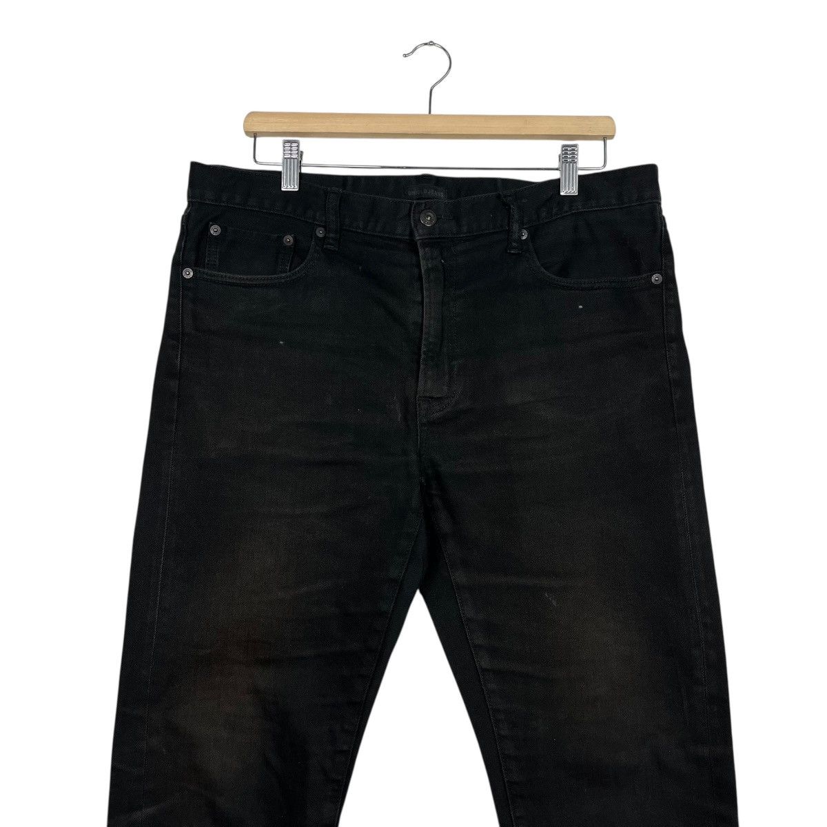 Japanese Brand Vintage Japanese Designer Black Selvedge Denim Size US 36 / EU 52 - 3 Thumbnail