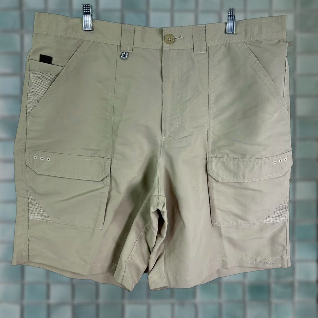 Vintage Columbia Cargo Outdoor Shorts Mens 40 Beige Size US 40 / EU 56 - 1 Thumbnail