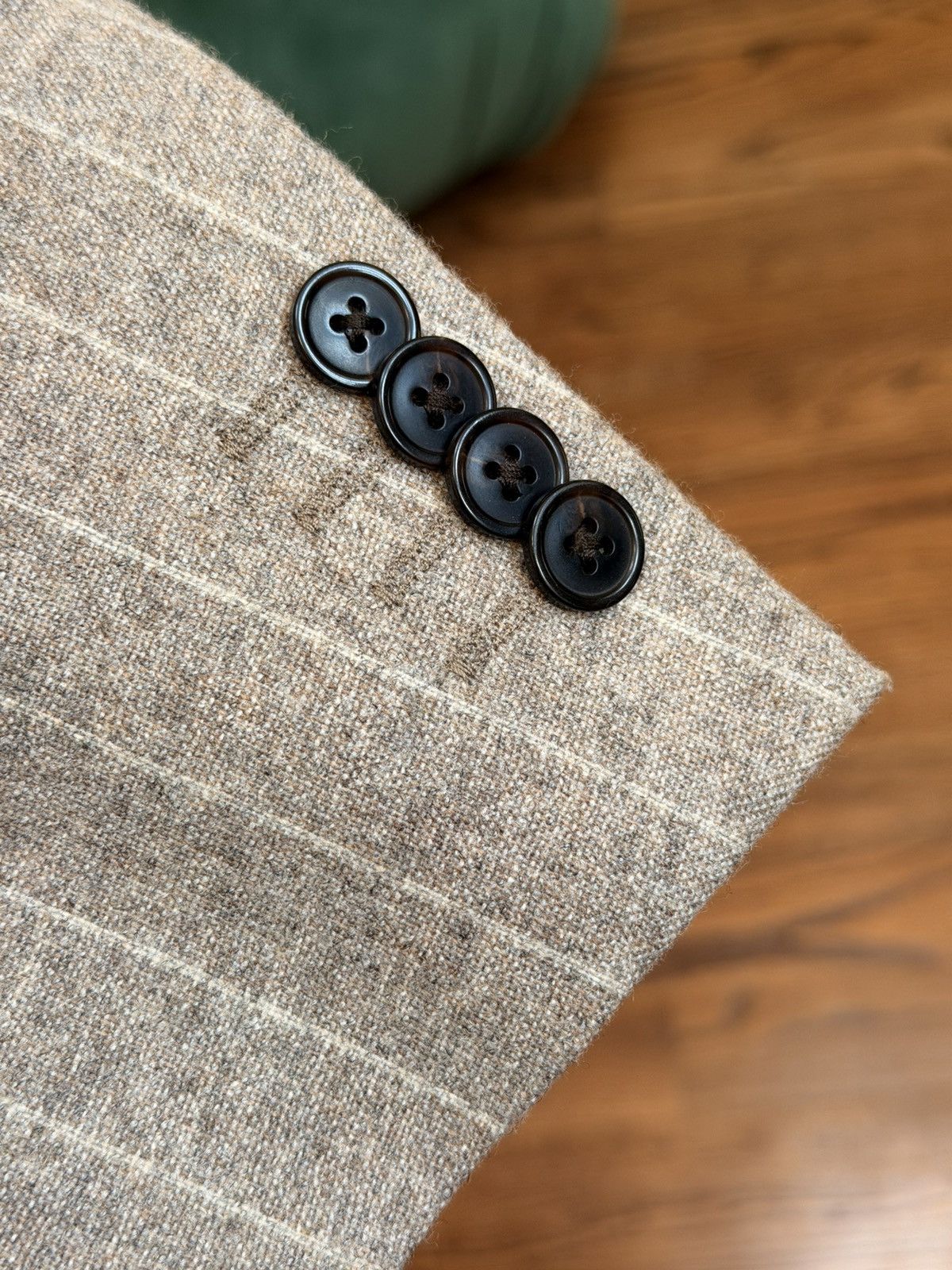 Other Octobre Editions Flannel Pinstripe Suit Size 42R - 3 Thumbnail