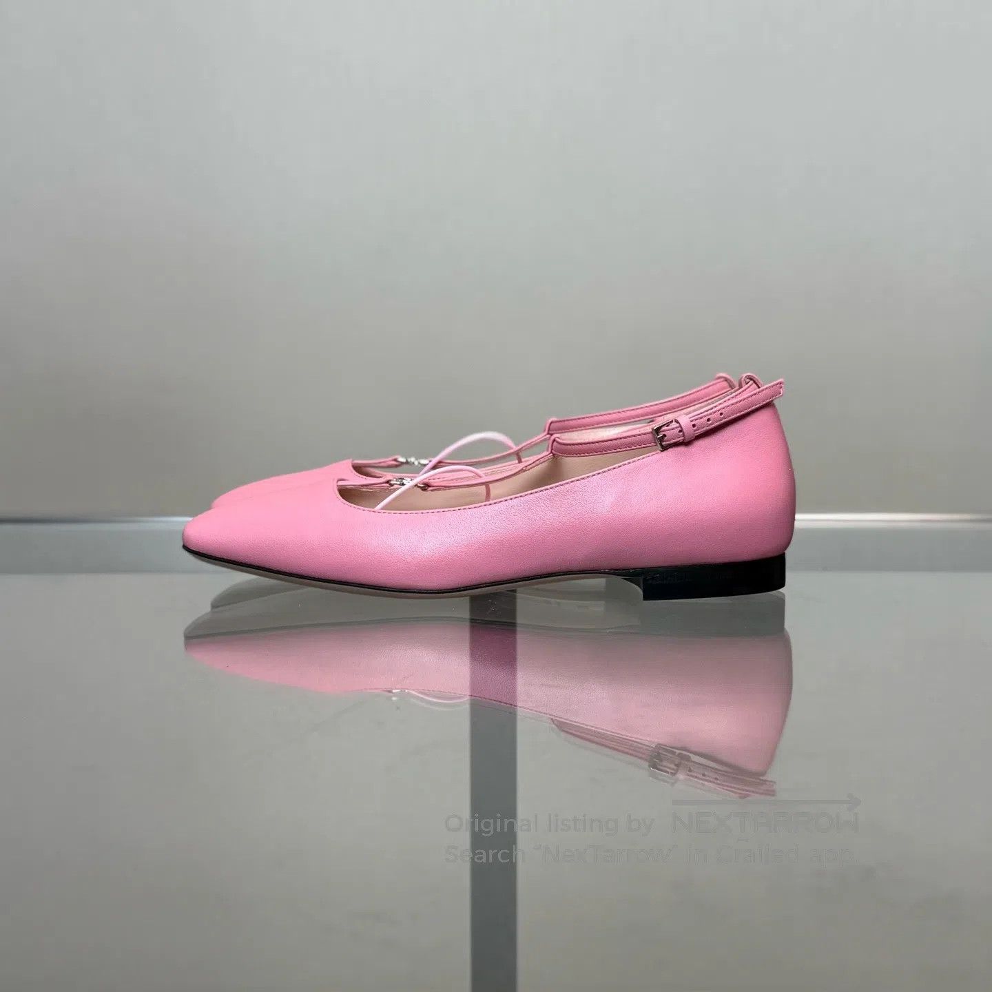 Gucci Guicci Pink ballet shoes Size US 4.5 / IT 34.5 - 5 Thumbnail