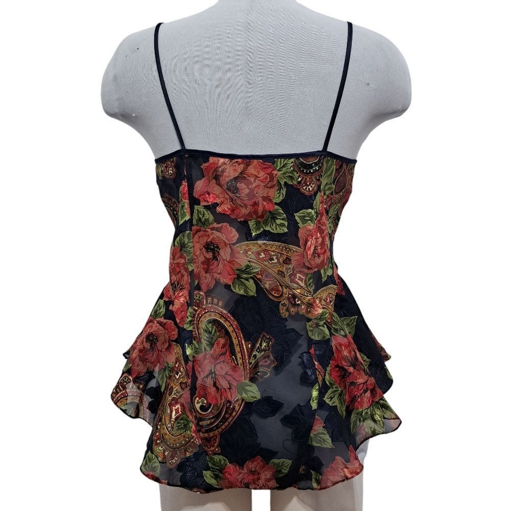 Victoria's Secret Vintage Victoria's Secret Floral Intimates Y2K Bodysuit Smal Size S / US 4 / IT 40 - 5 Thumbnail