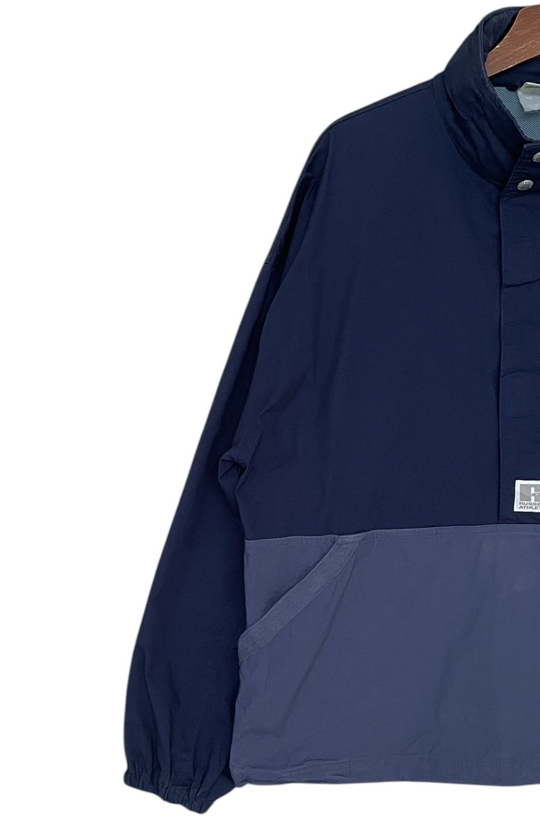 Russell Athletic × Vintage Vintage Brand Russell Athletic Anorak Jacket 1990s Size US L / EU 52-54 / 3 - 3 Thumbnail