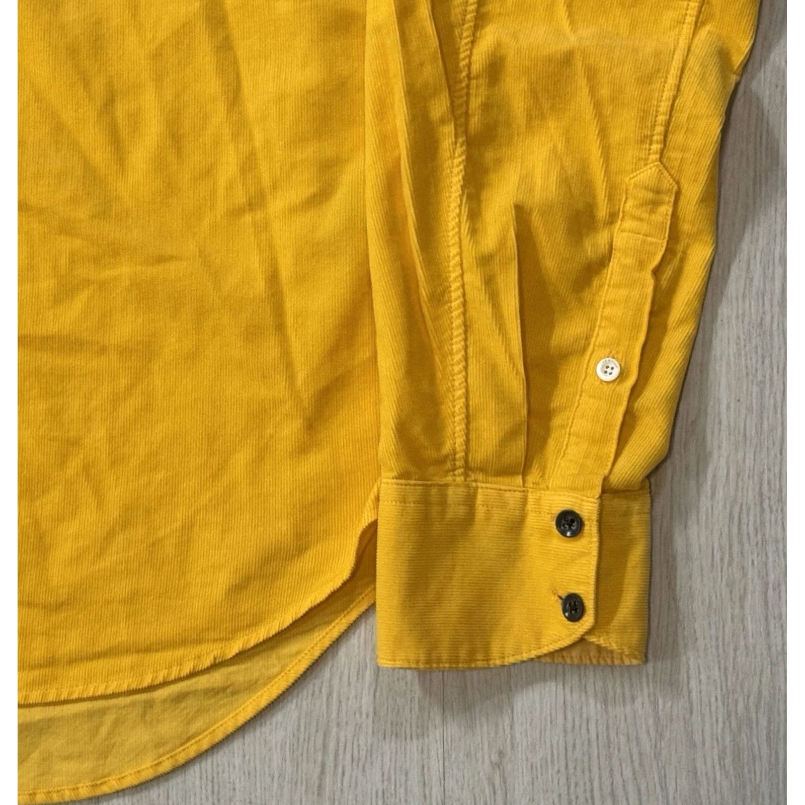 Rag & Bone NWT rag & bone Button-Up Shirt L Long Sleeve Corduroy Yellow Size US L / EU 52-54 / 3 - 4 Thumbnail