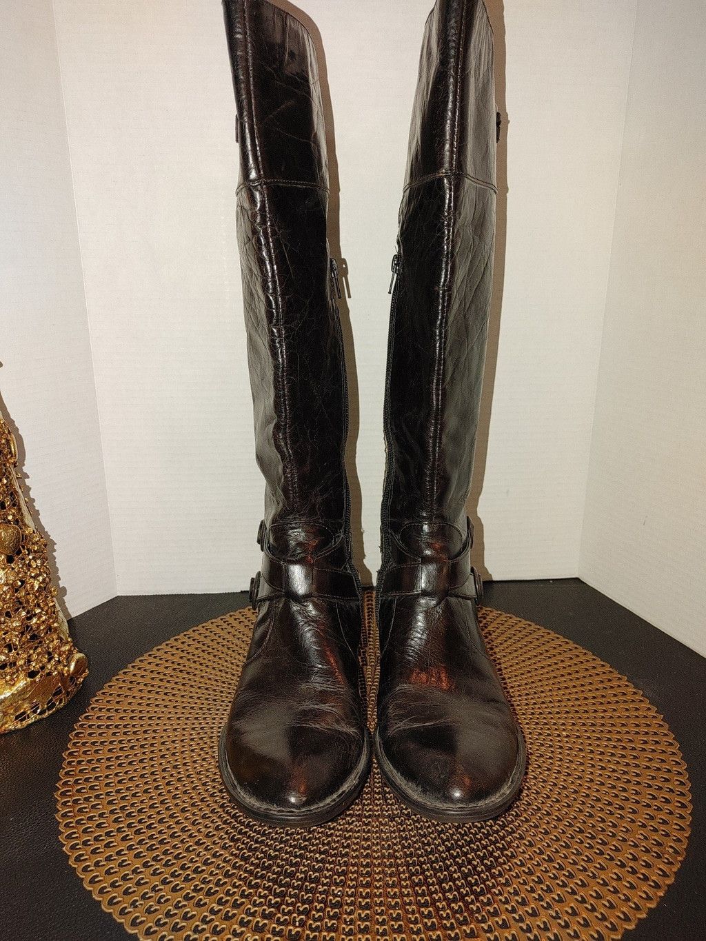 Born Born Crown Lira Leather Riding Boots Size 8.5 Size US 8.5 / IT 38.5 - 3 Thumbnail