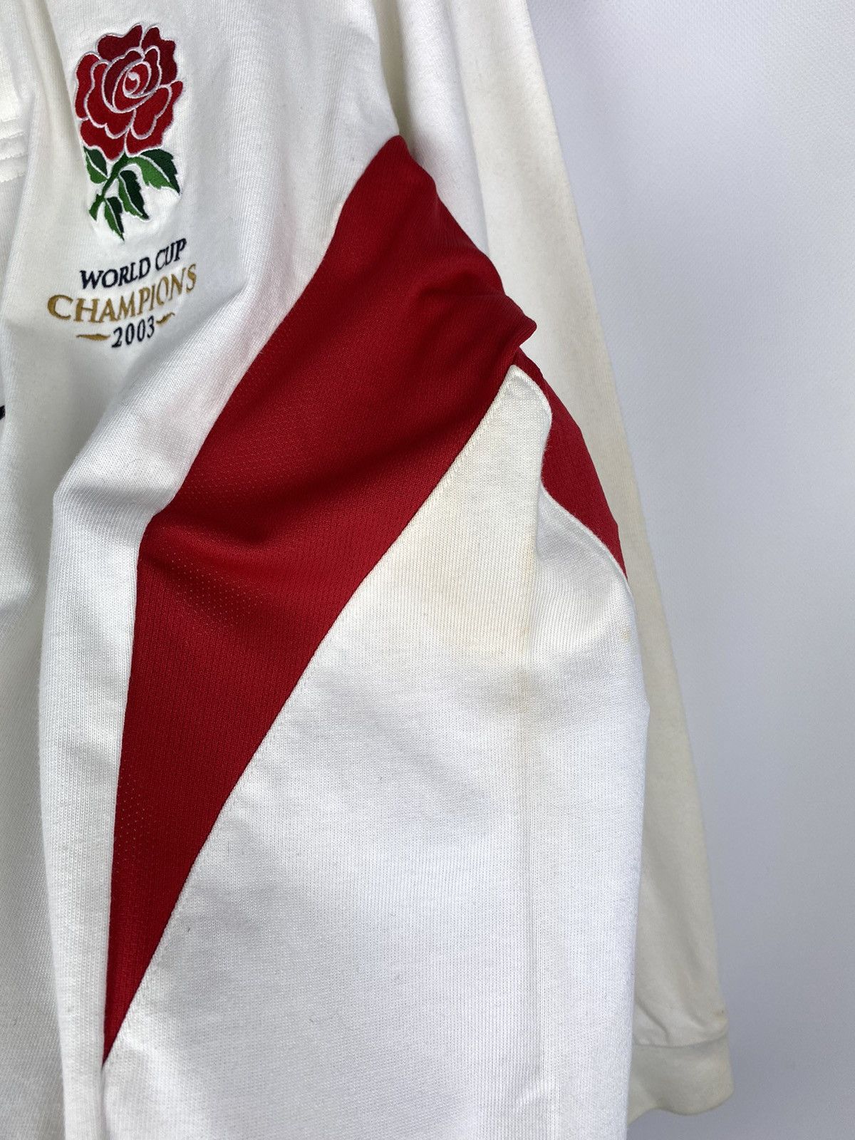 Vintage Nike Rugby World Cup 2003 Champions England Union Shirt Size US XL / EU 56 / 4 - 15 Thumbnail