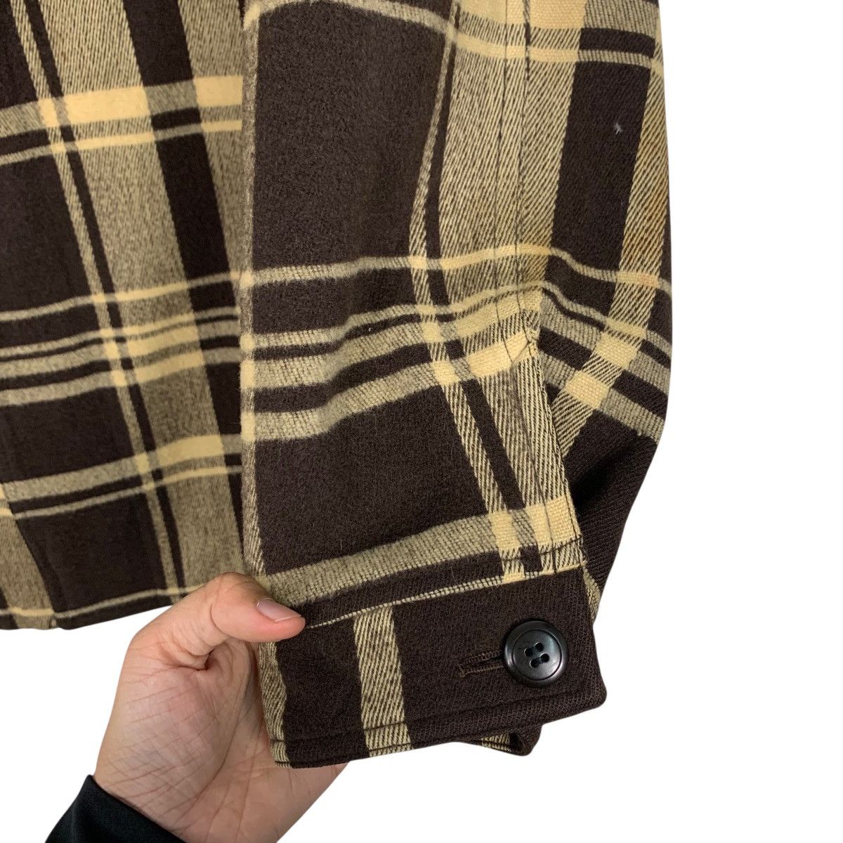 Japanese Brand Vintage PASHU SHIN HOSOKAWA Checked Flannel Jacket 2918-C132 Size US M / EU 48-50 / 2 - 13 Thumbnail